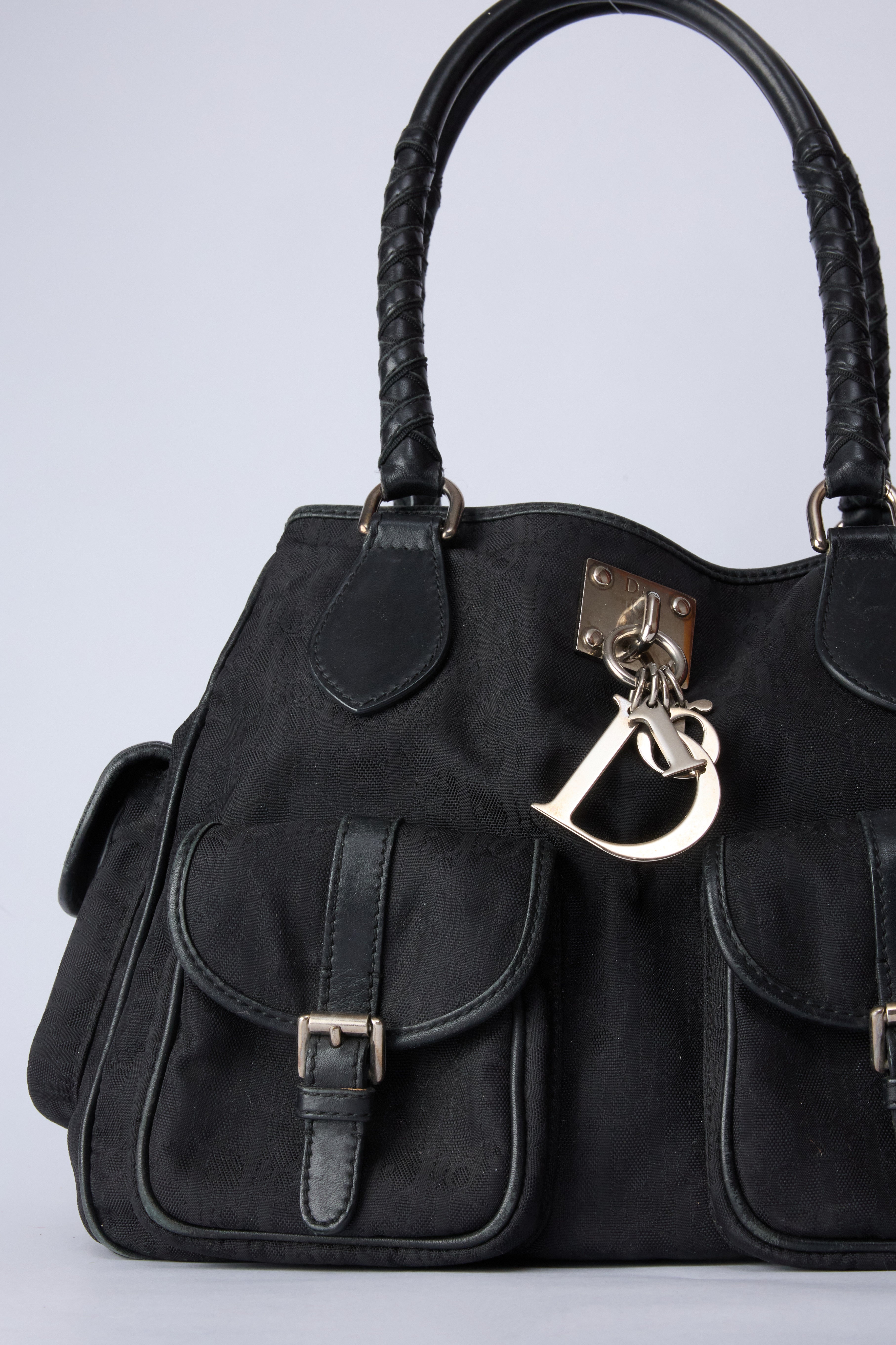 DIOR BLACK TROTTER CARGO BAG