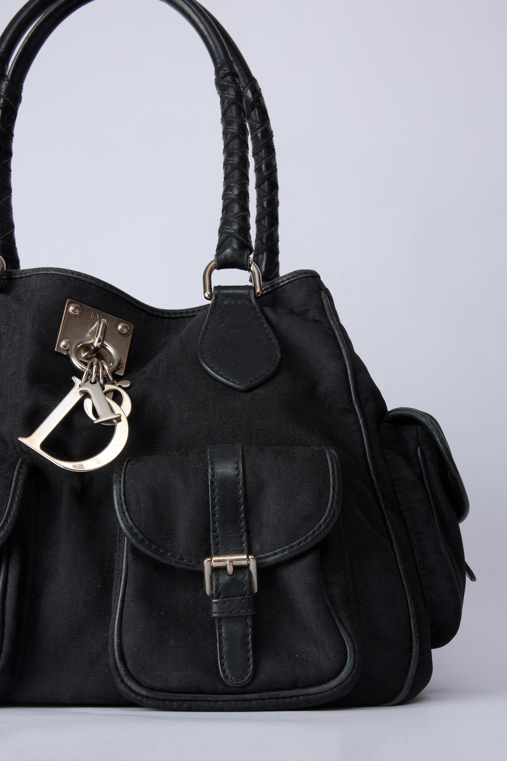 DIOR BLACK TROTTER CARGO BAG