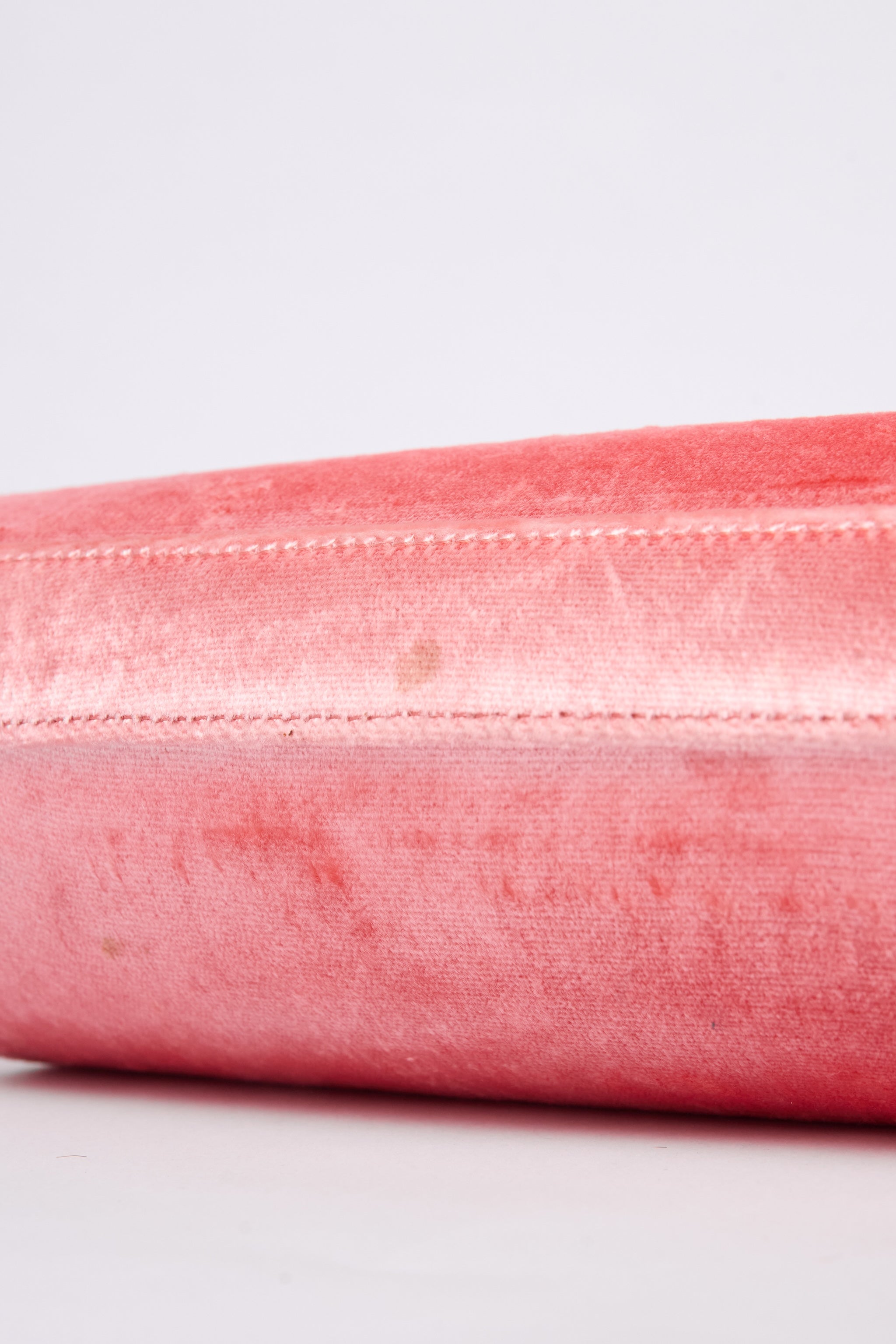 DIOR PINK VELVET DIVA BAG