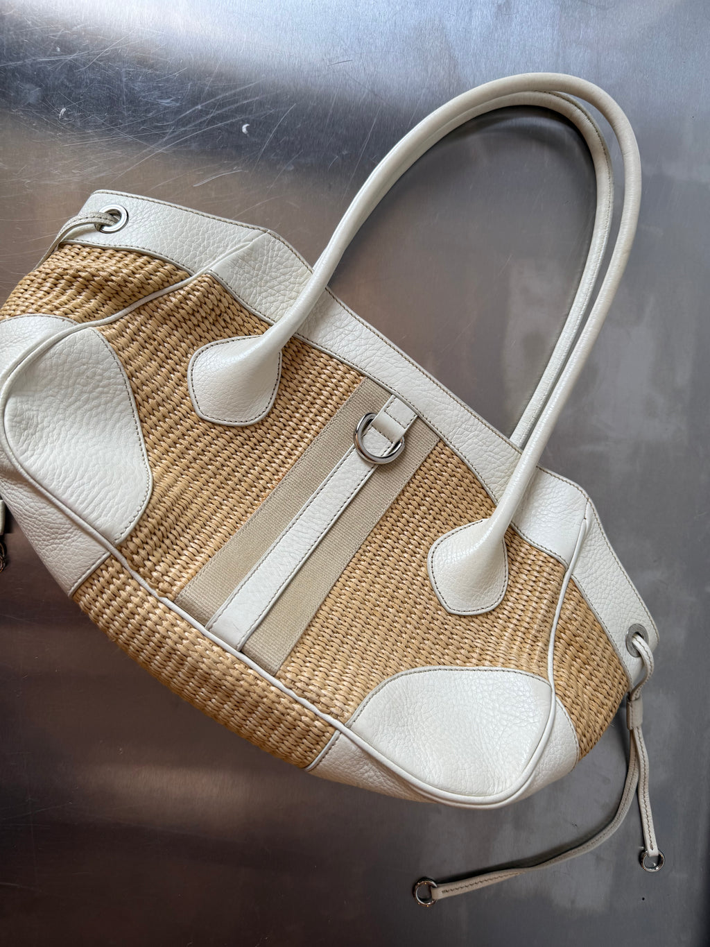 PRADA RAFIA TOTE