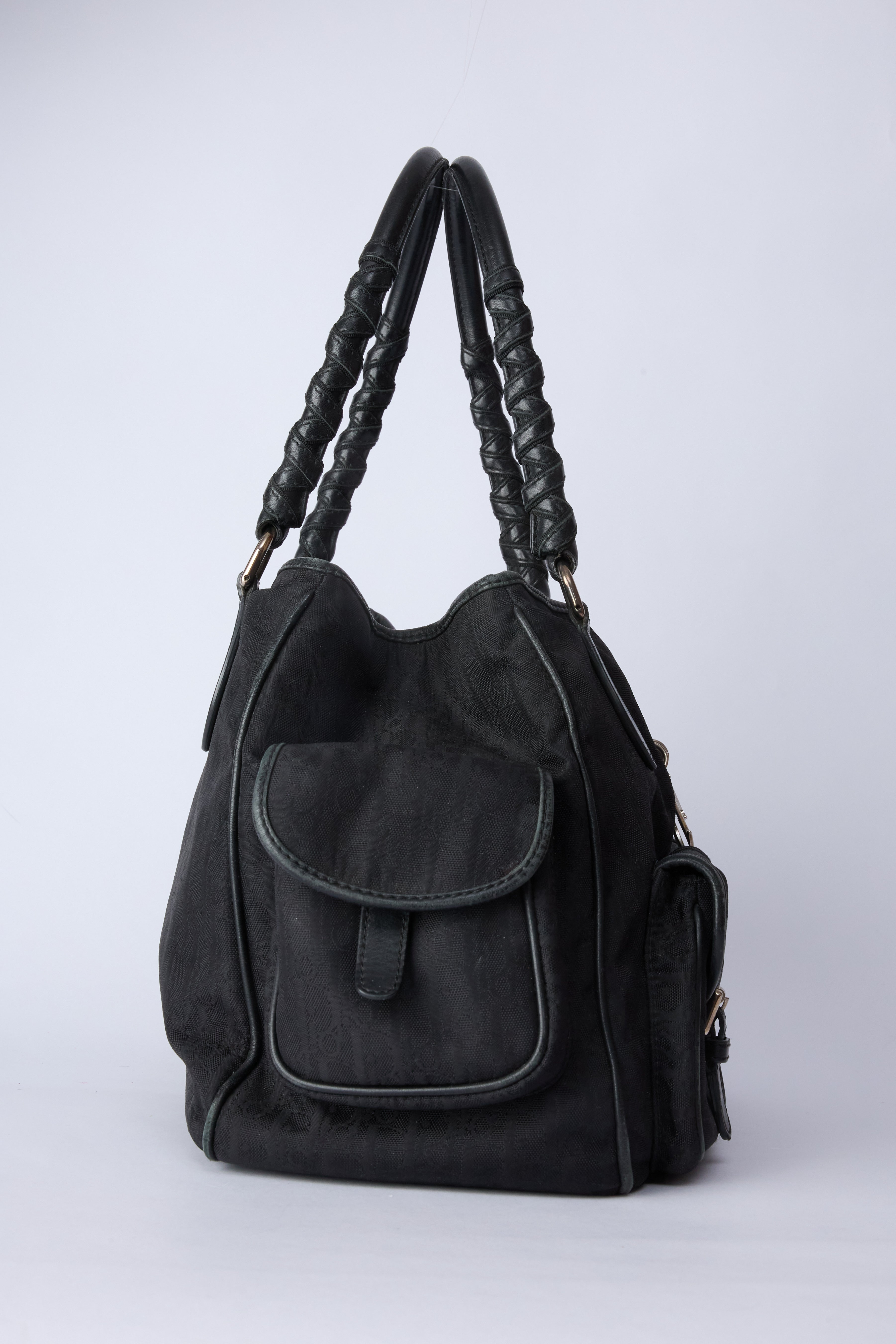 DIOR BLACK TROTTER CARGO BAG
