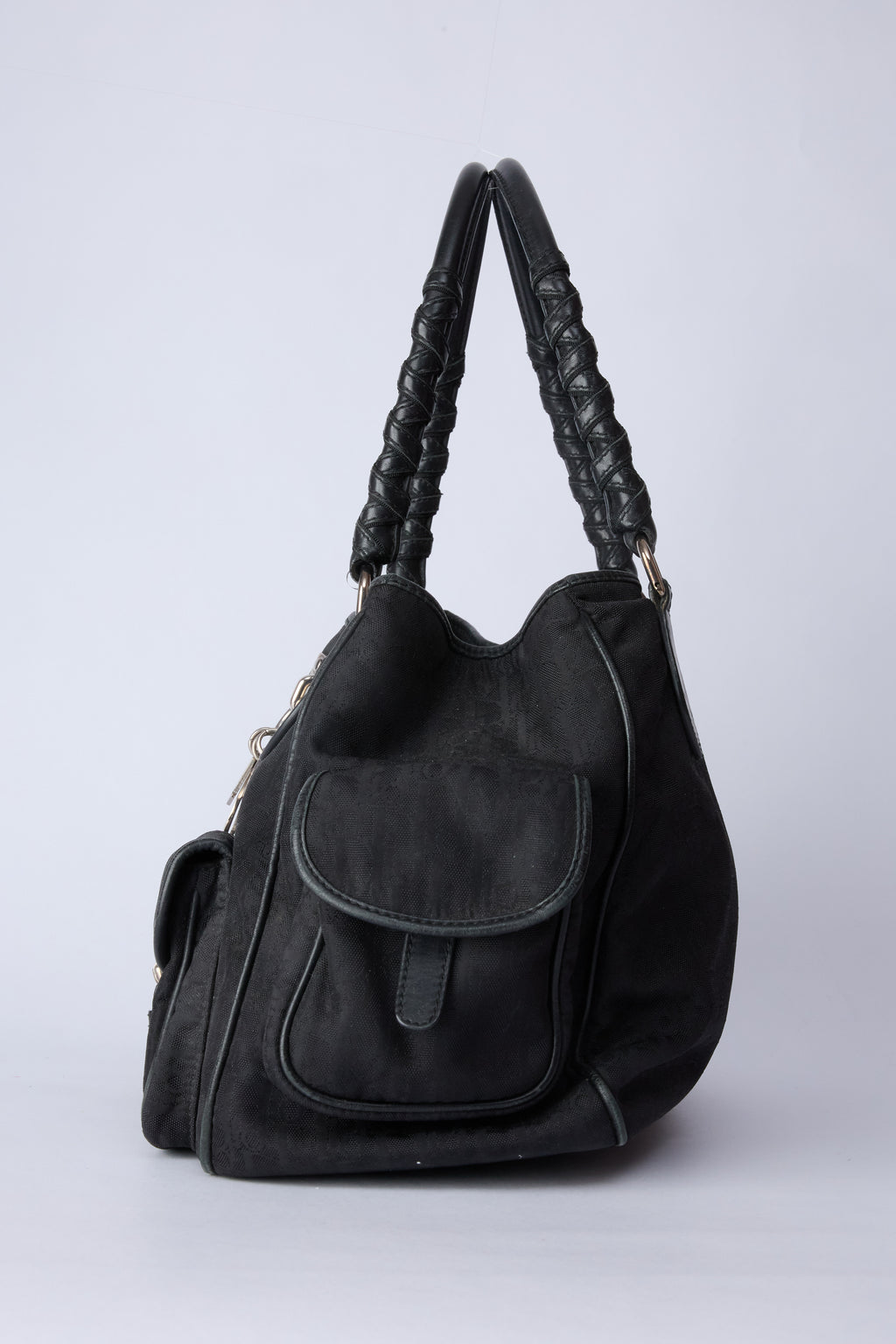 DIOR BLACK TROTTER CARGO BAG