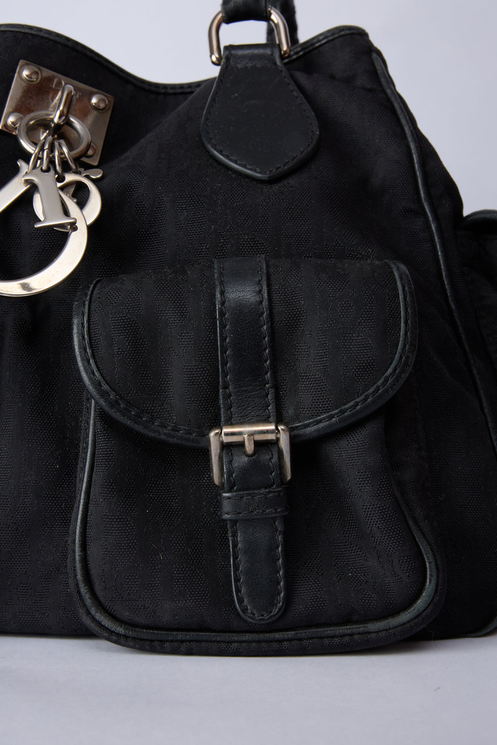 DIOR BLACK TROTTER CARGO BAG