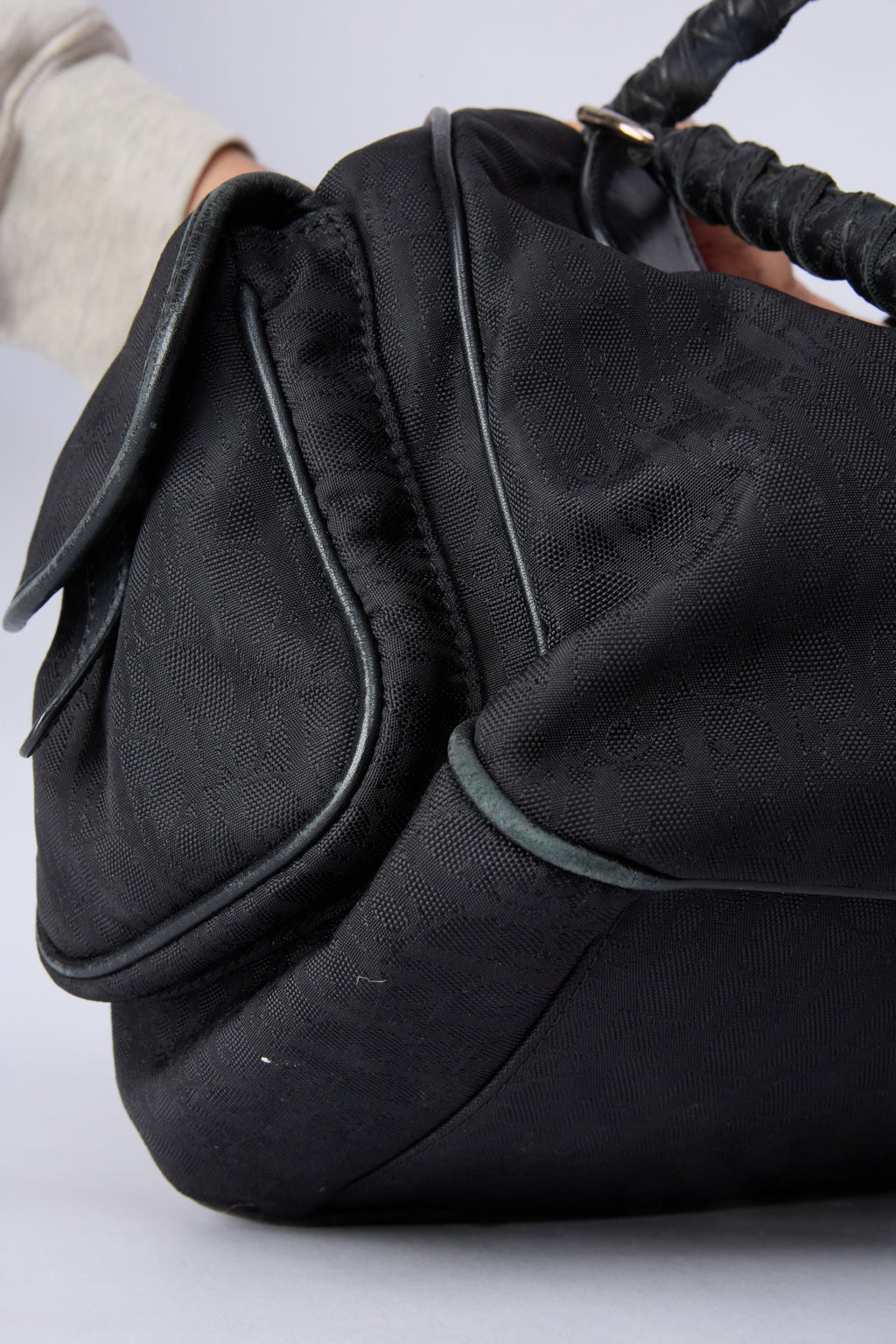 DIOR BLACK TROTTER CARGO BAG