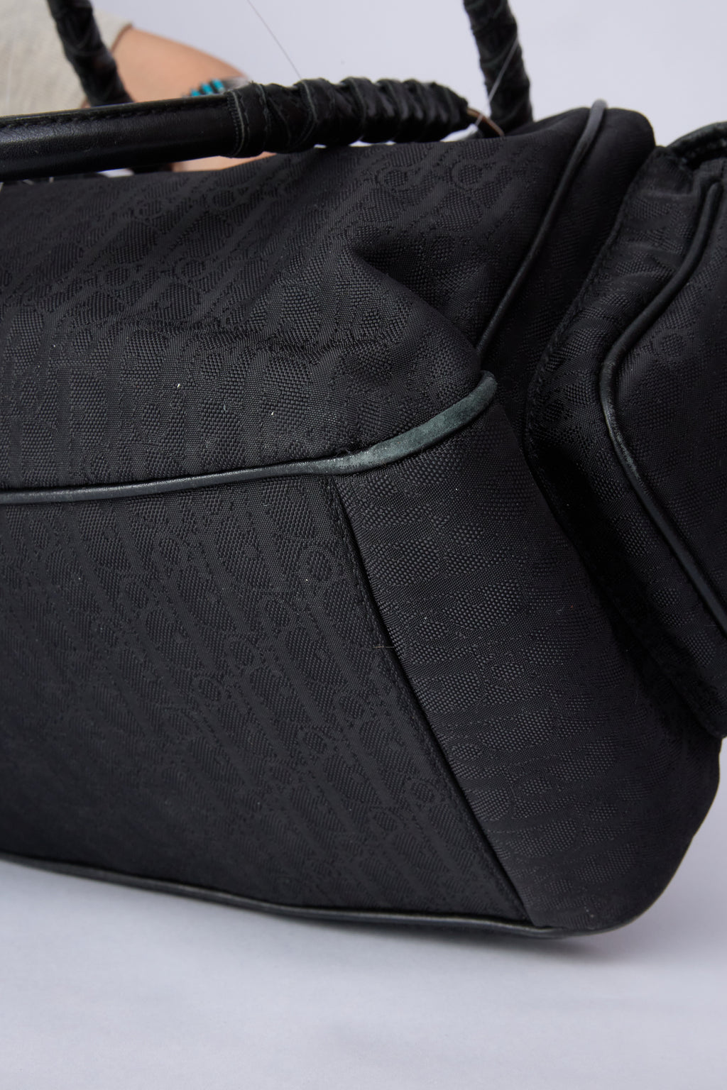DIOR BLACK TROTTER CARGO BAG