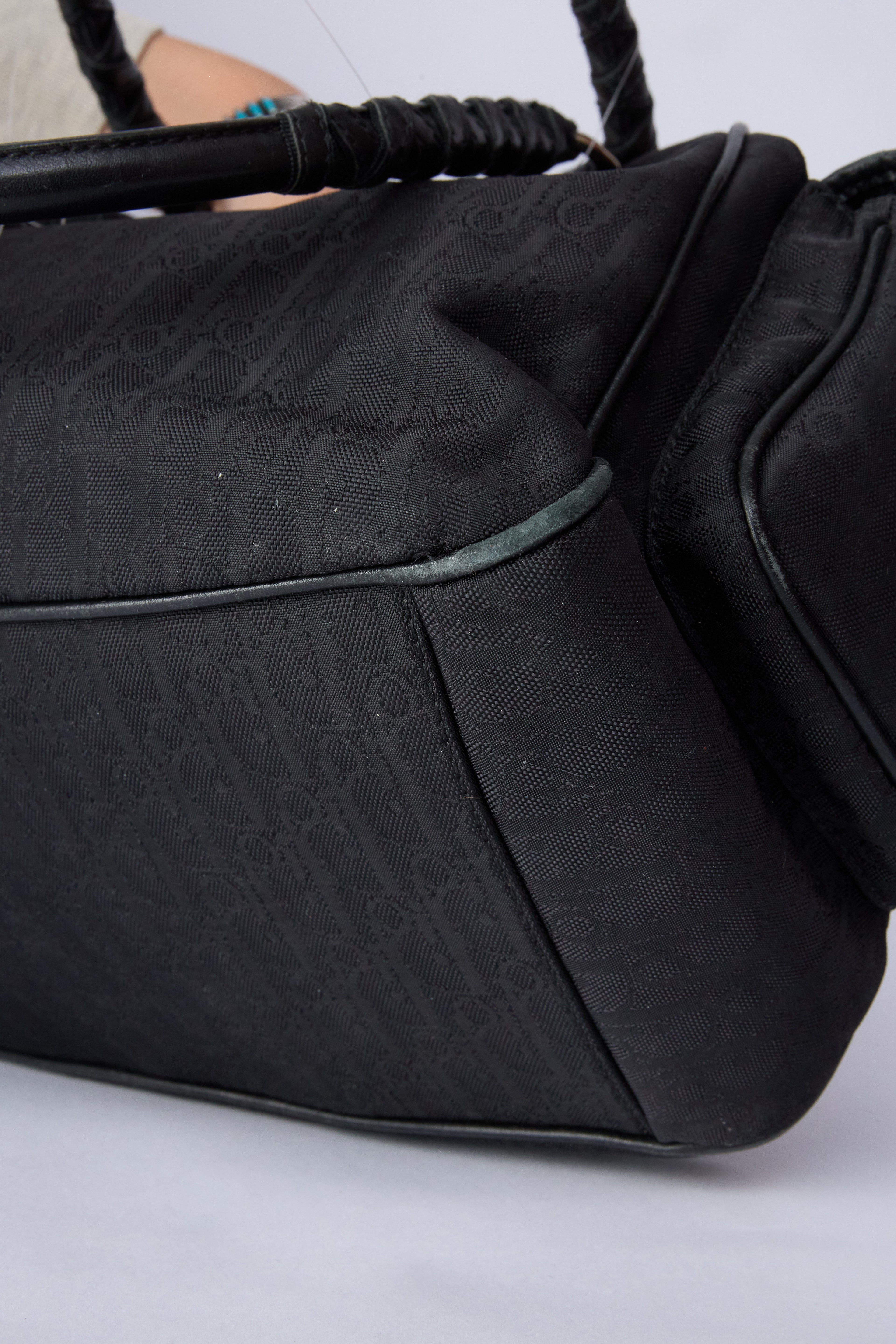 DIOR BLACK TROTTER CARGO BAG