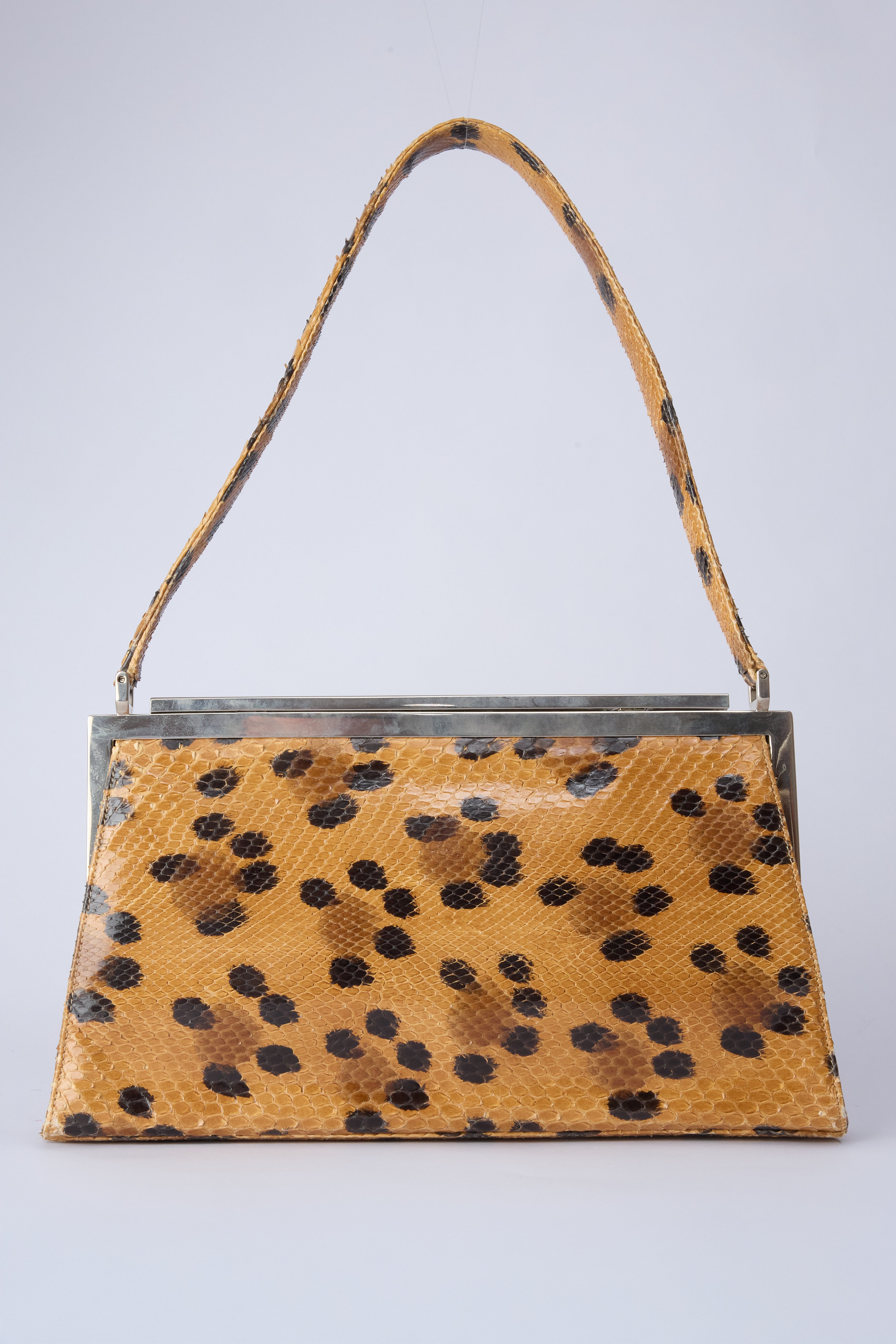 DIOR LEOPARD-PRINT BAG