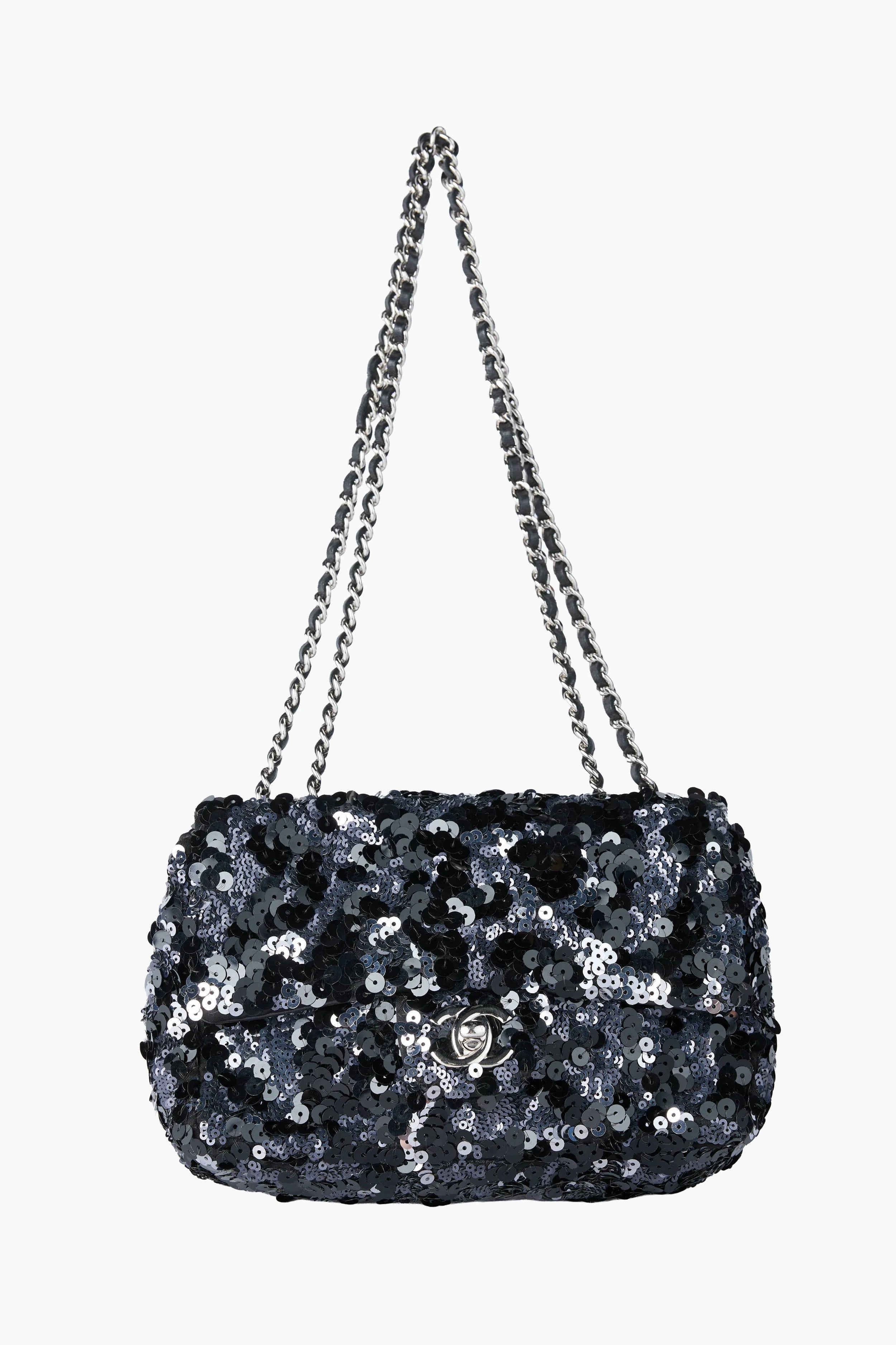 Chanel Sequined Mini Flap Bag