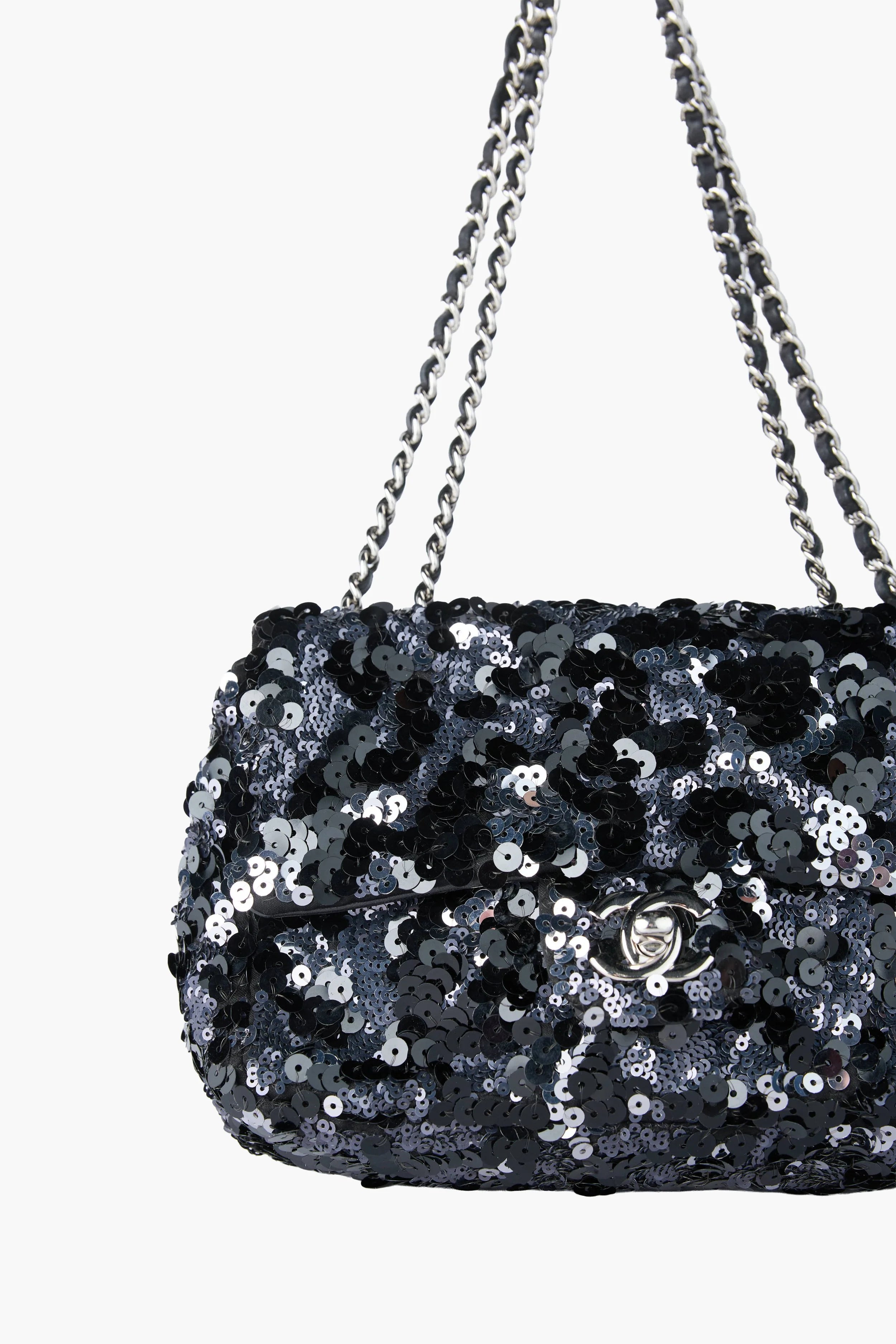 Chanel Sequined Mini Flap Bag