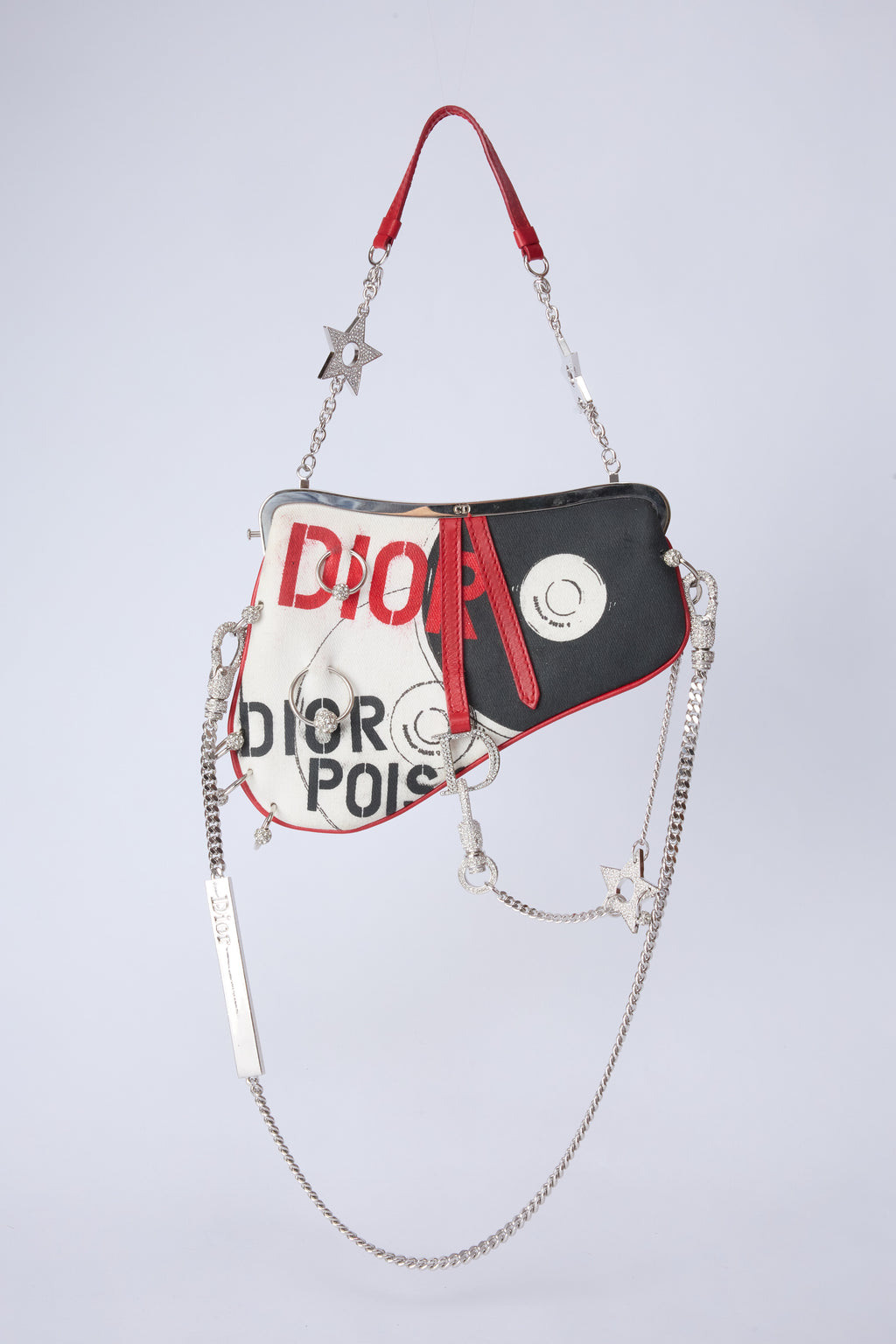 RARE DIOR POISON MINI EVENING SADDLE