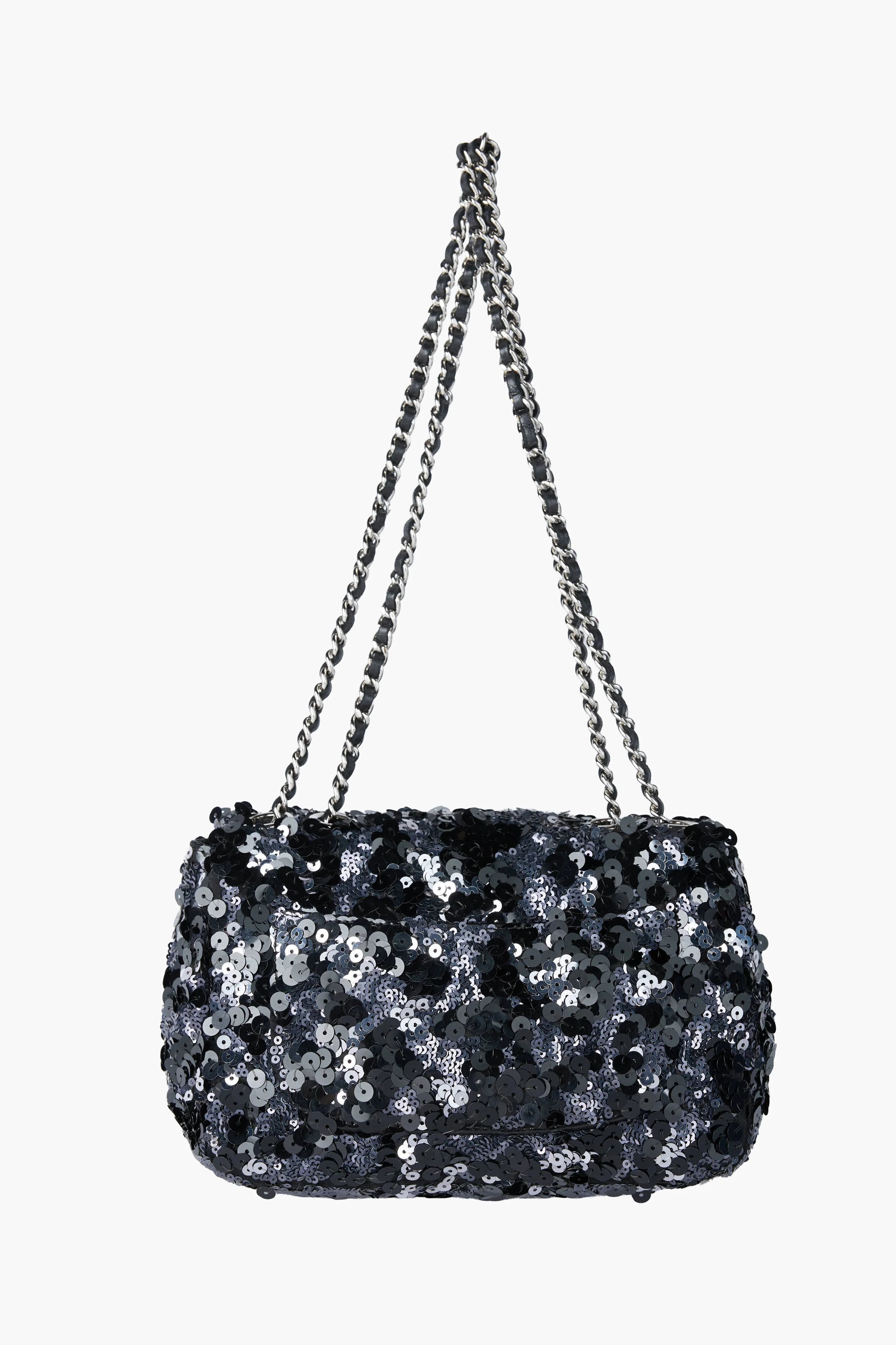 Chanel Sequined Mini Flap Bag