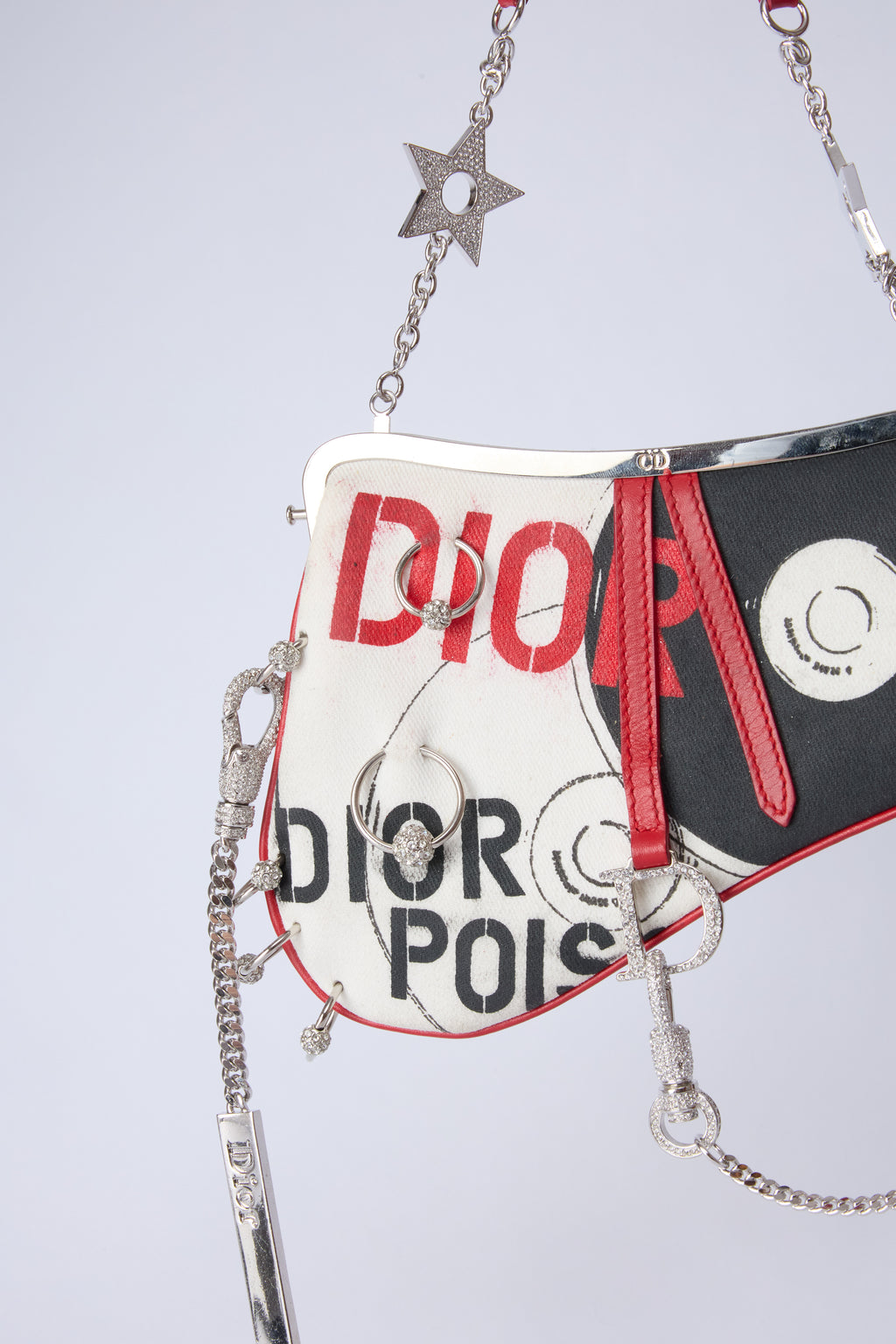 RARE DIOR POISON MINI EVENING SADDLE