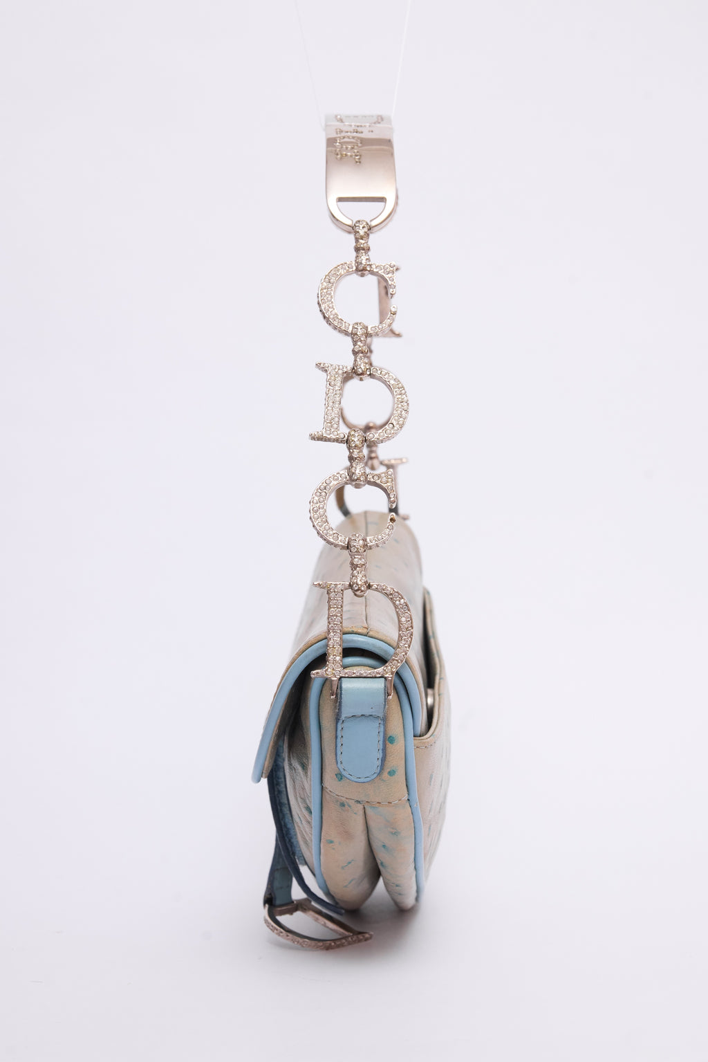 DIOR BLUE CRYSTAL SADDLE
