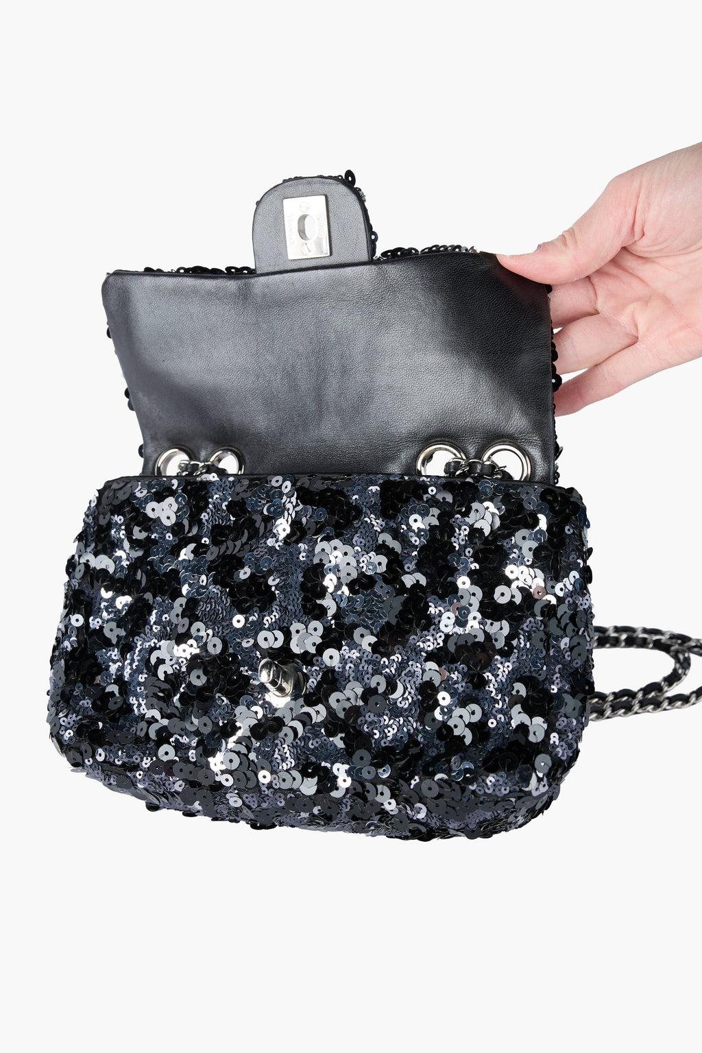 Chanel Sequined Mini Flap Bag