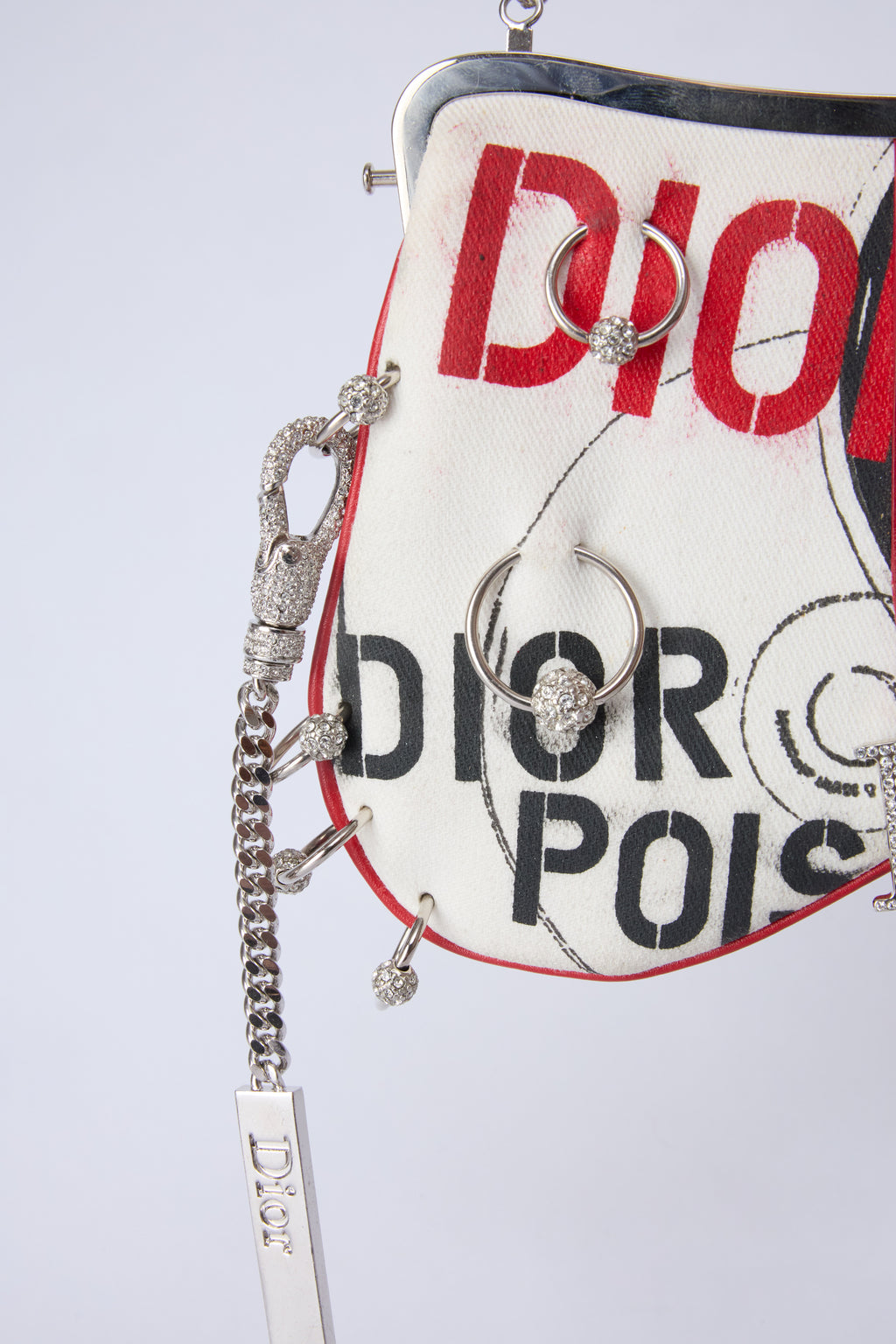 RARE DIOR POISON MINI EVENING SADDLE