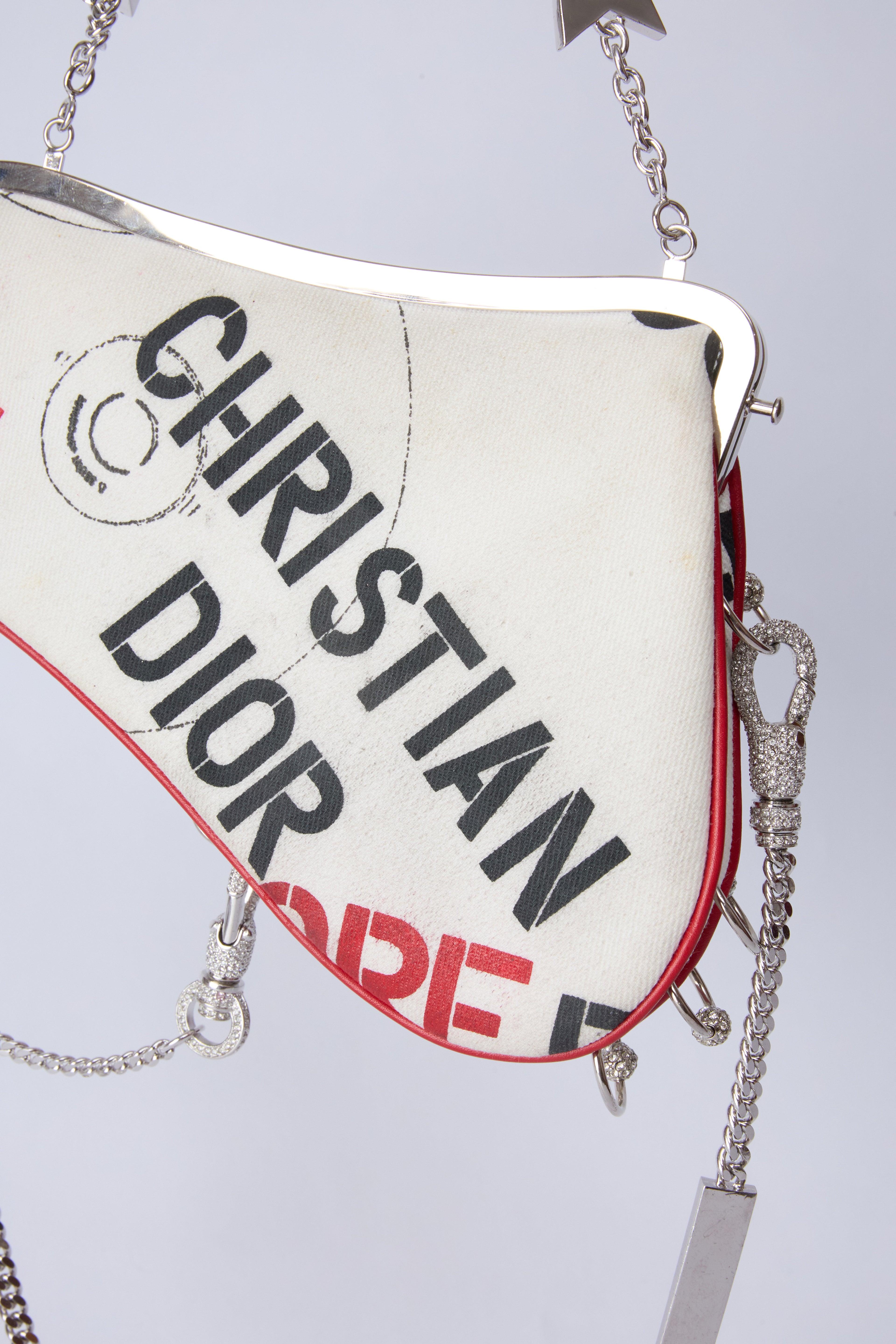 RARE DIOR POISON MINI EVENING SADDLE