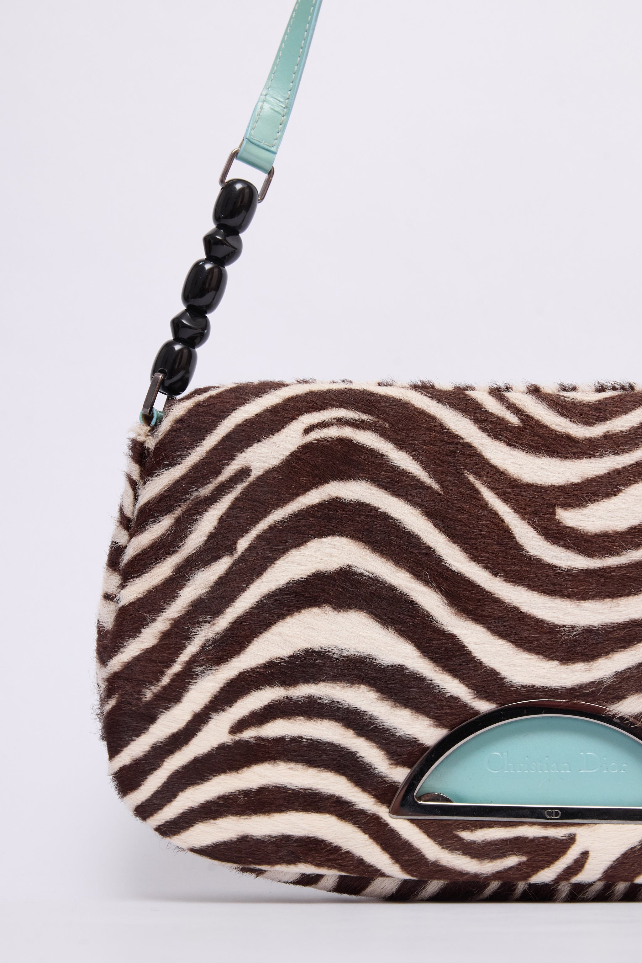 DIOR ZEBRA-PRINT PONYHAIR MALICE