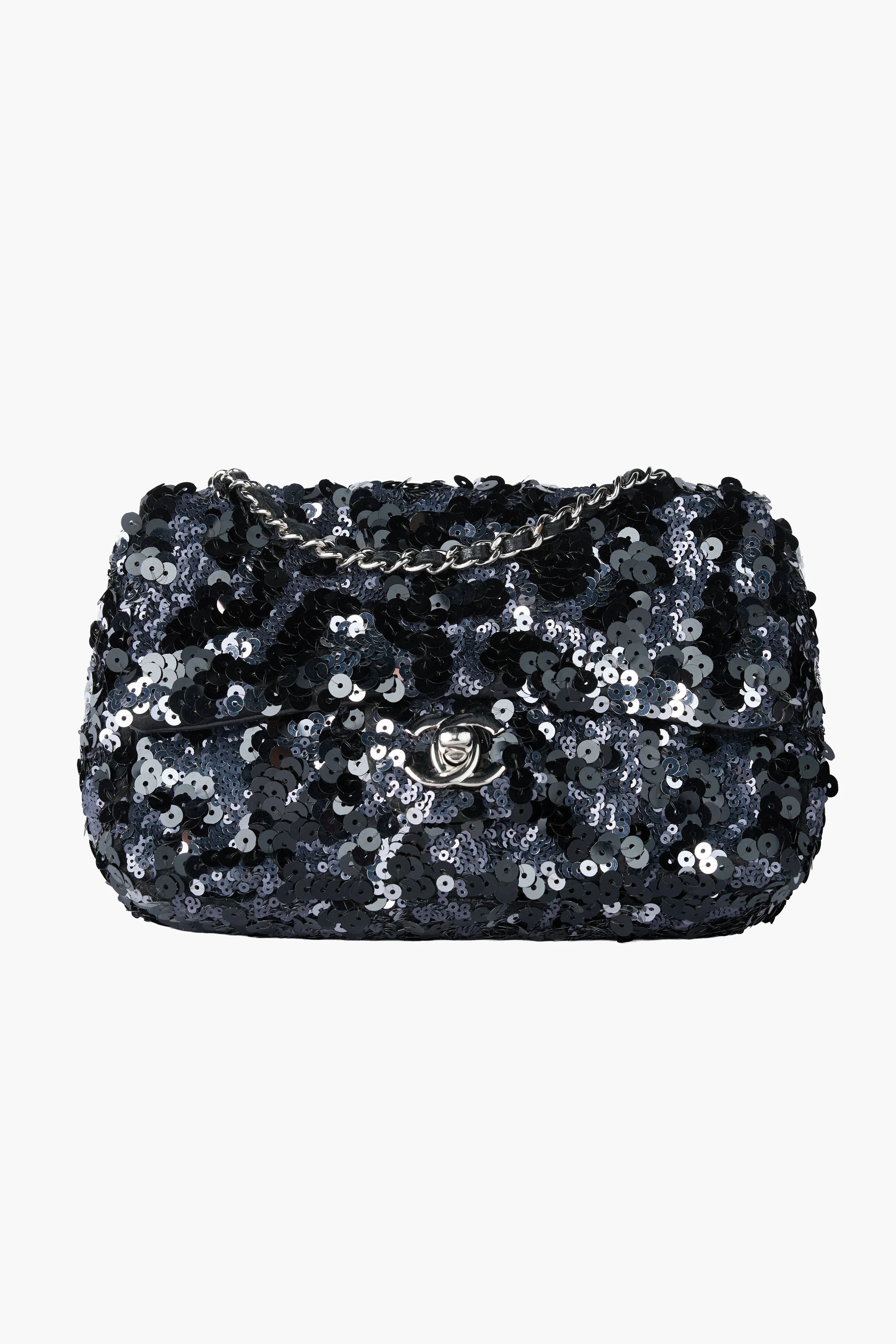 Chanel Sequined Mini Flap Bag