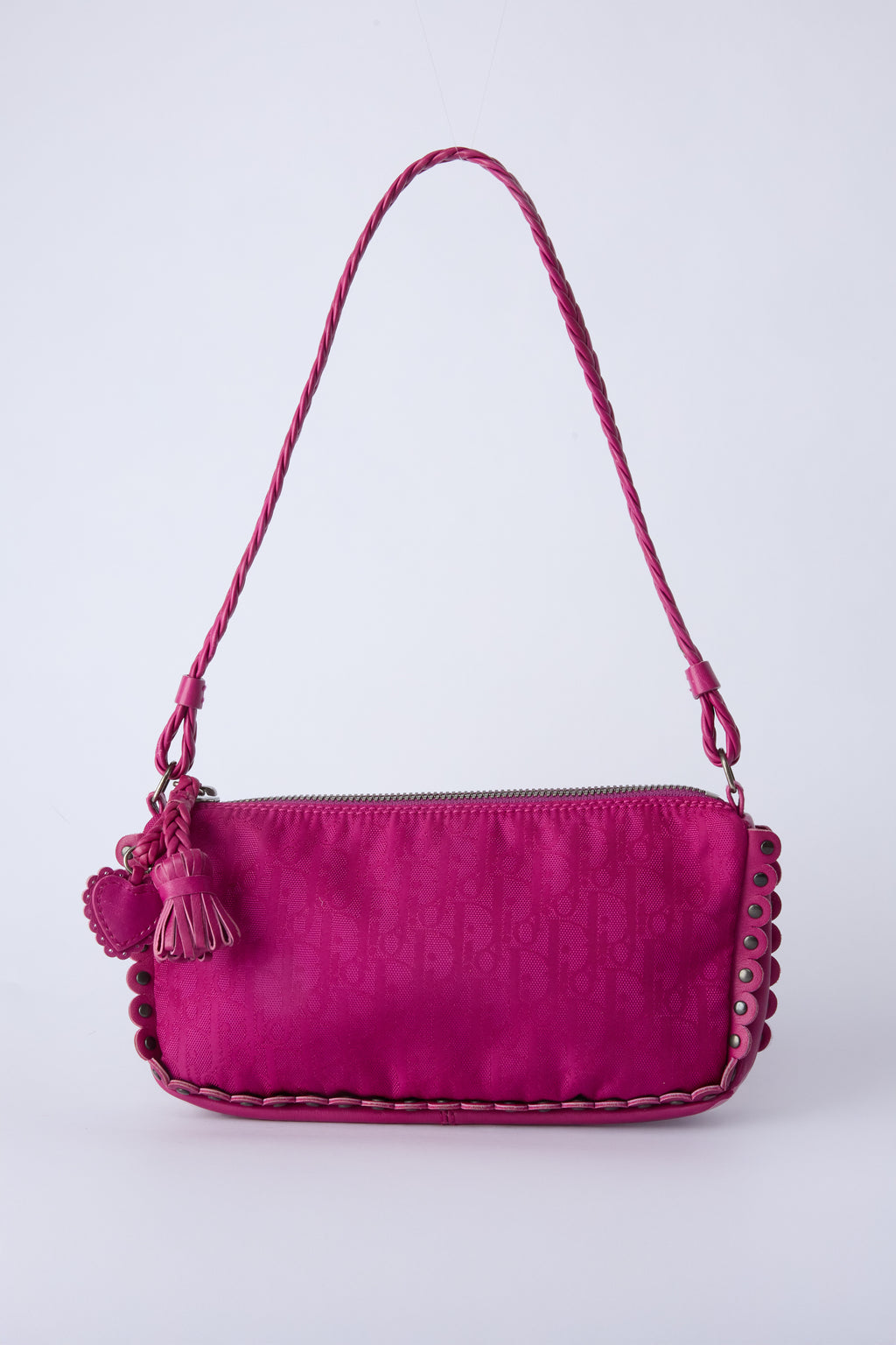 DIOR MAGENTA HEARTLOCK POCHETTE