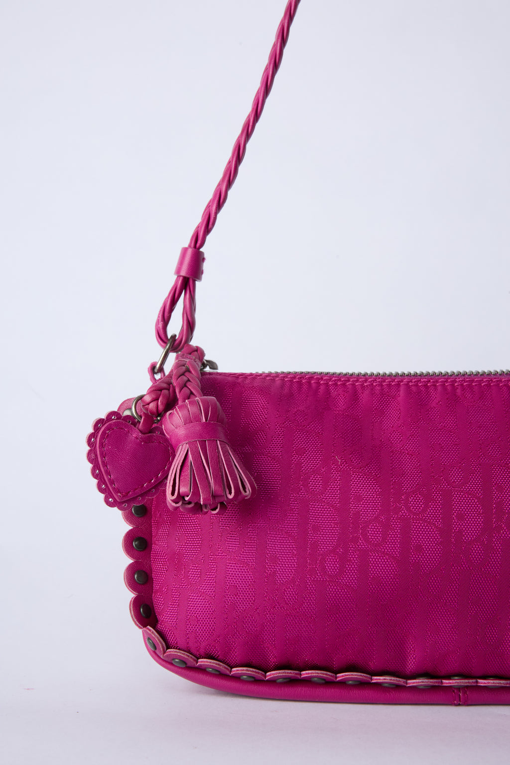DIOR MAGENTA HEARTLOCK POCHETTE