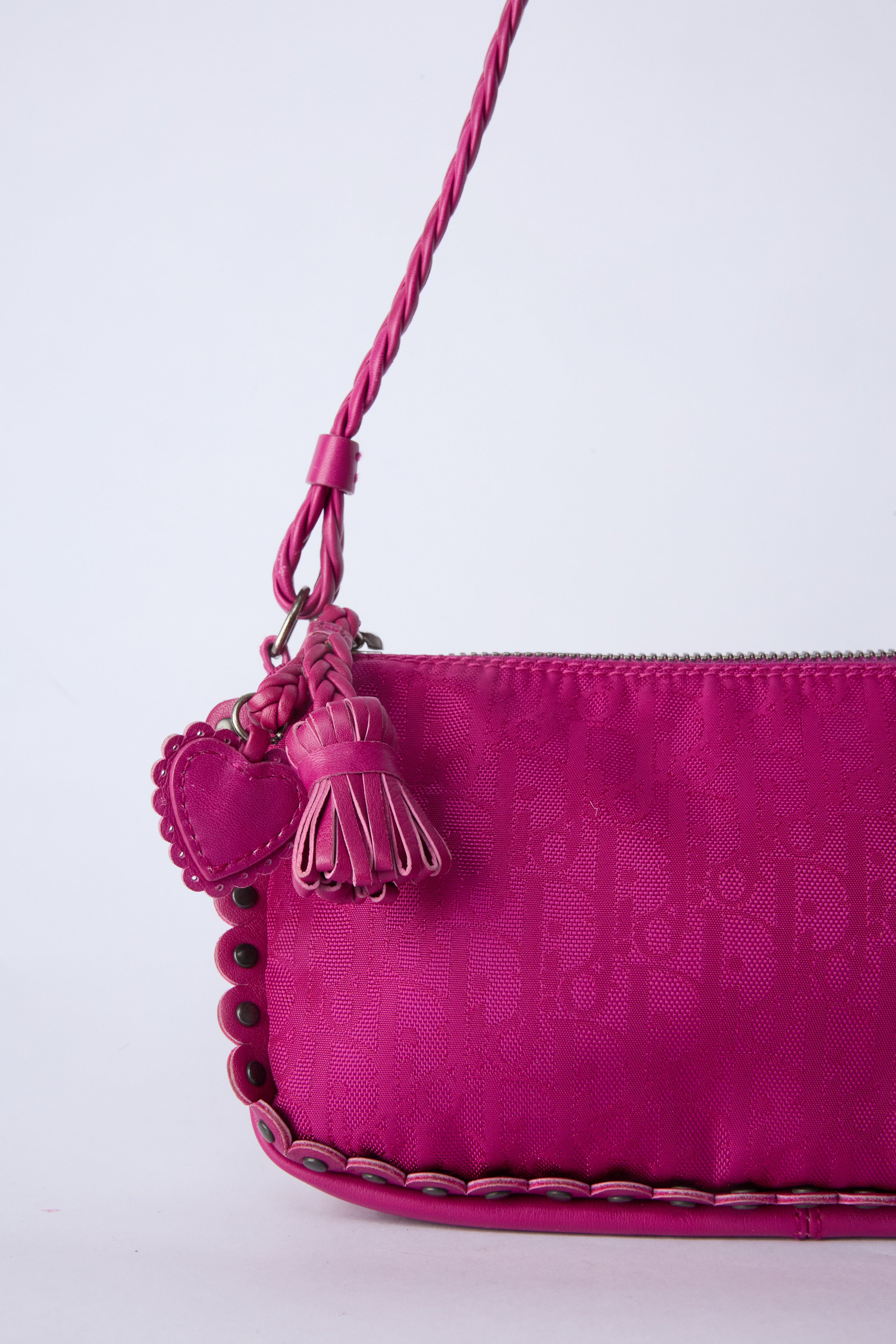 DIOR MAGENTA HEARTLOCK POCHETTE