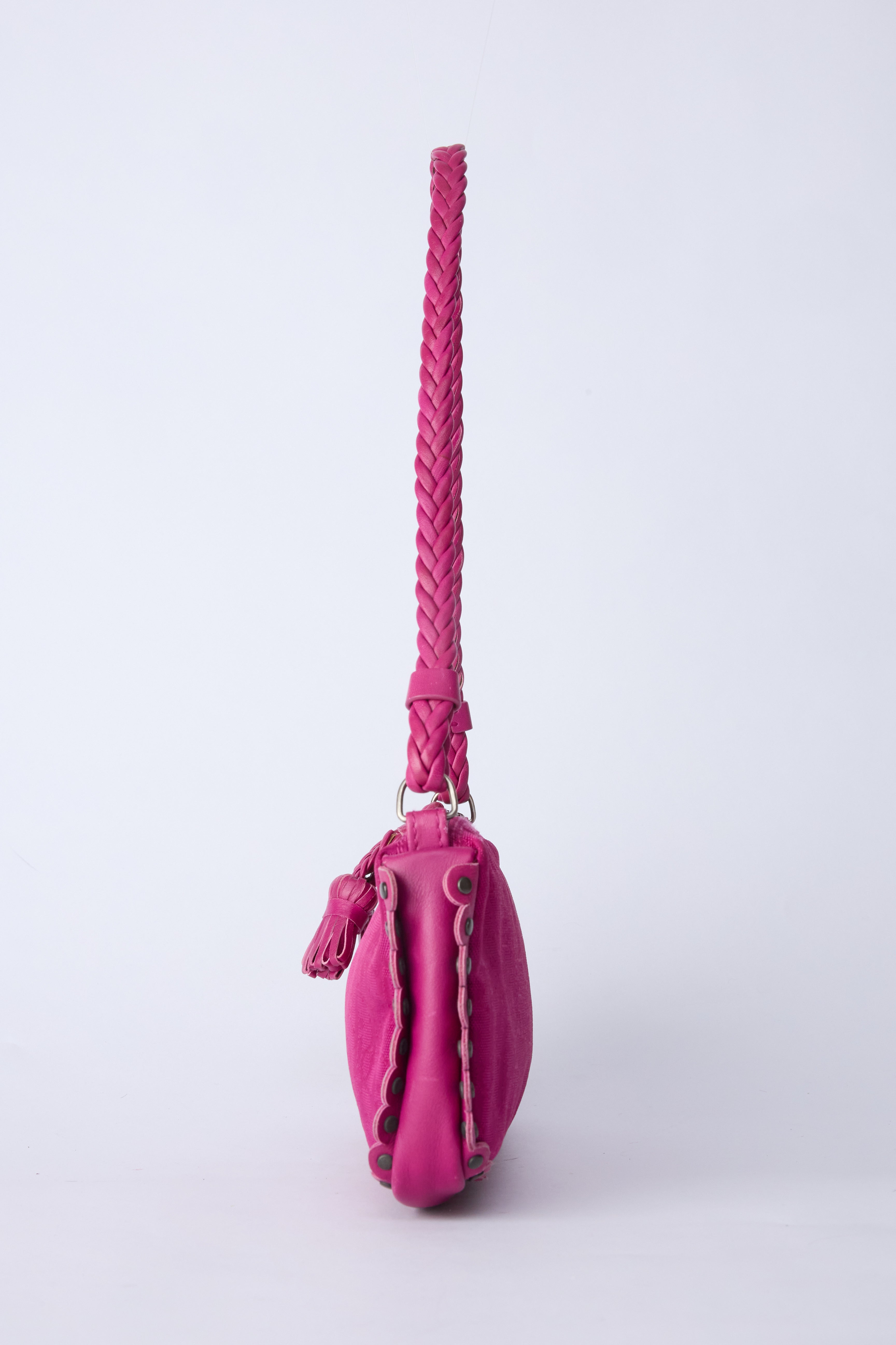 DIOR MAGENTA HEARTLOCK POCHETTE