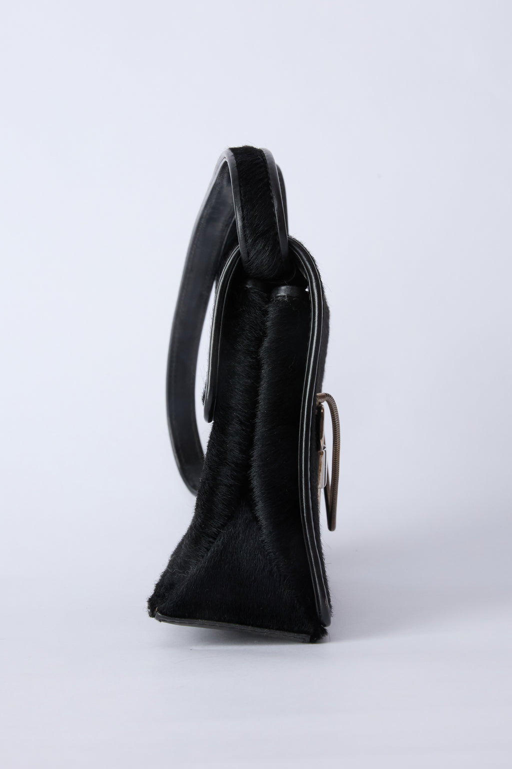 GUCCI BLACK PONYHAIR BAG
