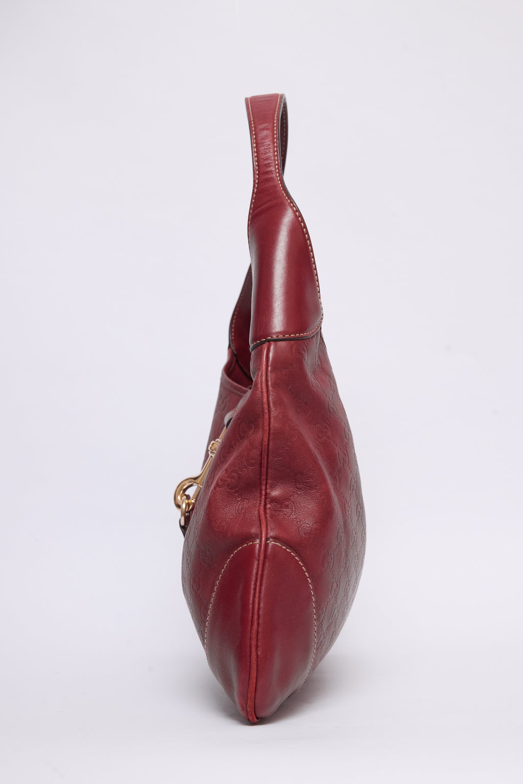 GUCCI RED GUCCISSIMA LEATHER JACKIE