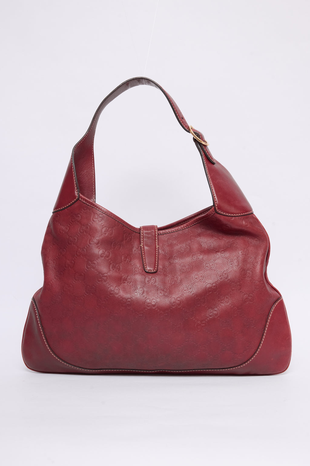 GUCCI RED GUCCISSIMA LEATHER JACKIE