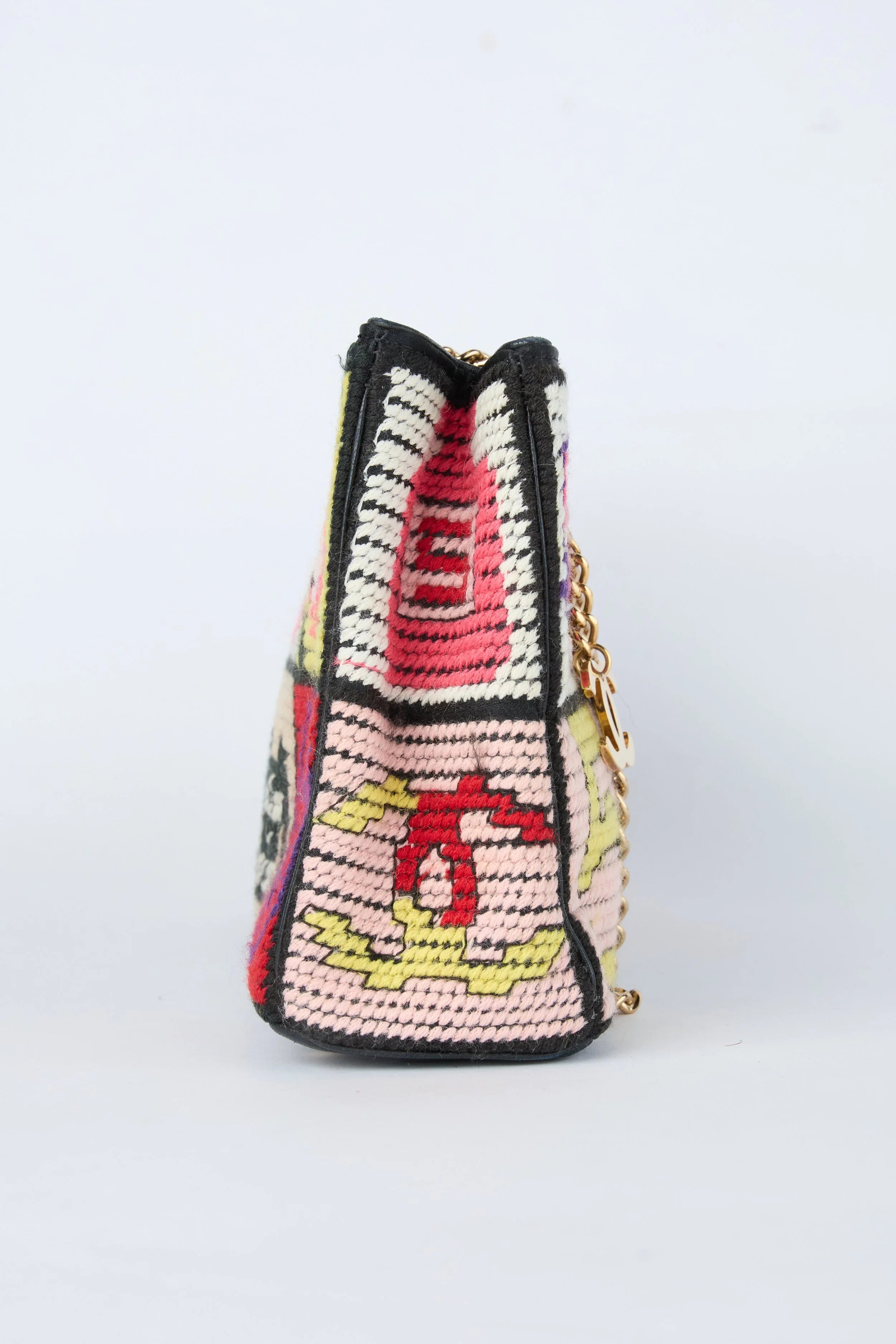 CHANEL "PRECIOUS SYMBOLS" PATCHWORK SHOULDER BAG