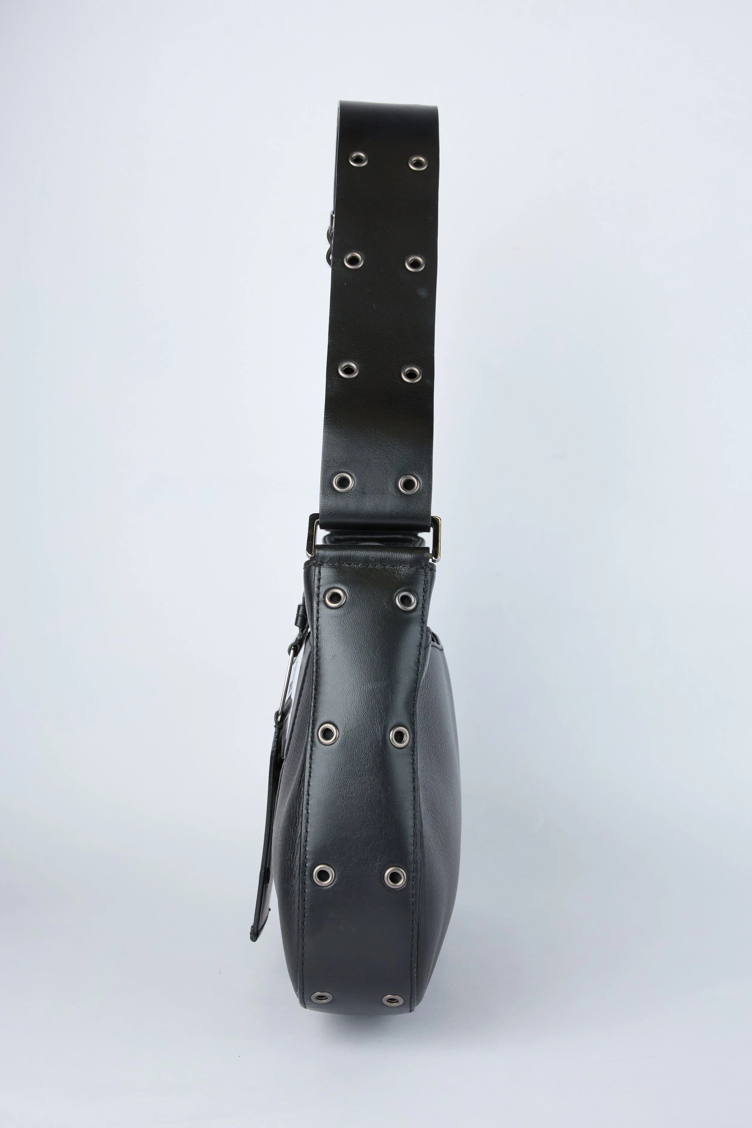 DIOR BLACK COLUMBUS SHOULDER BAG
