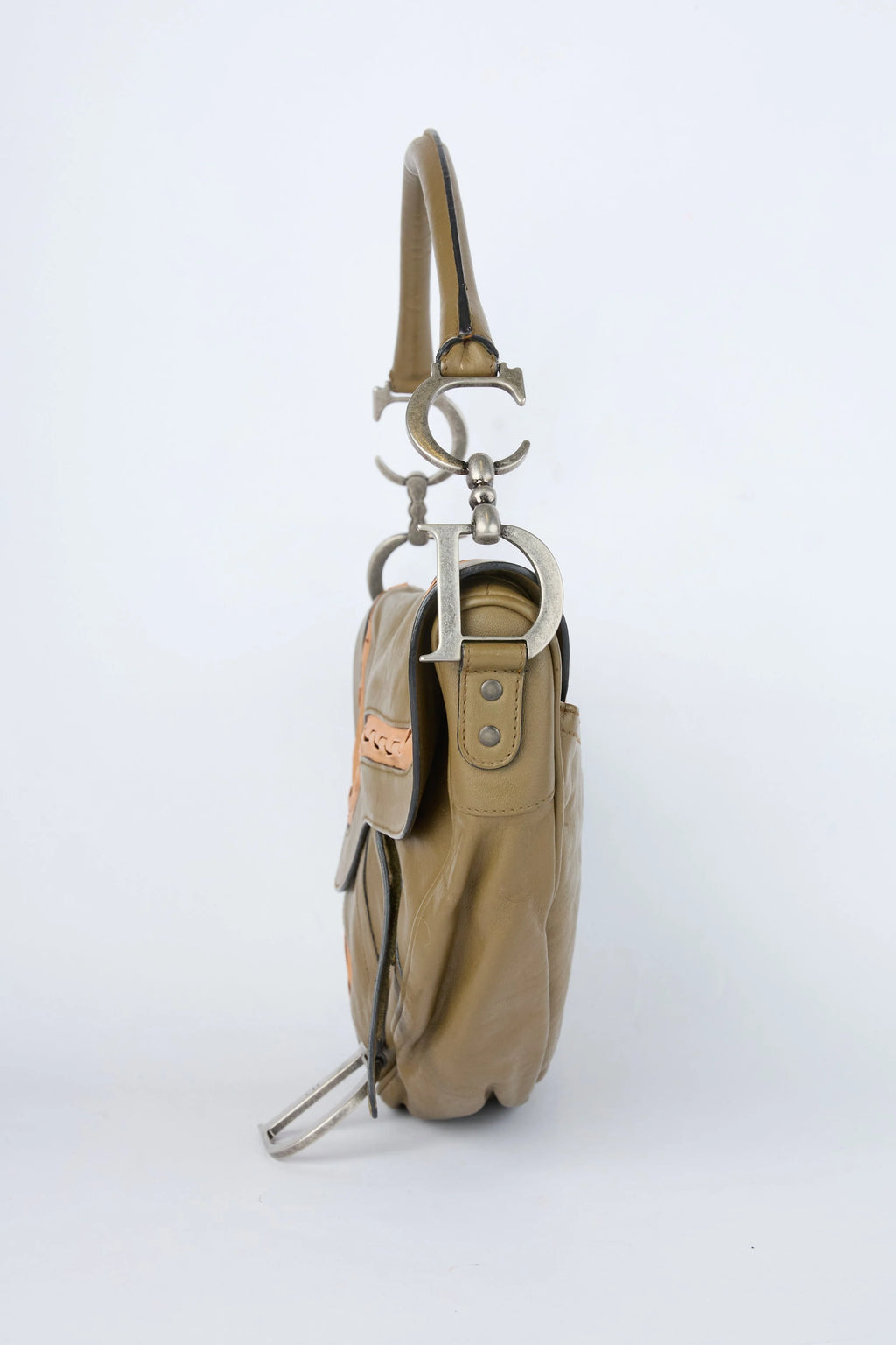 DIOR KHAKI GAUCHO SADDLE