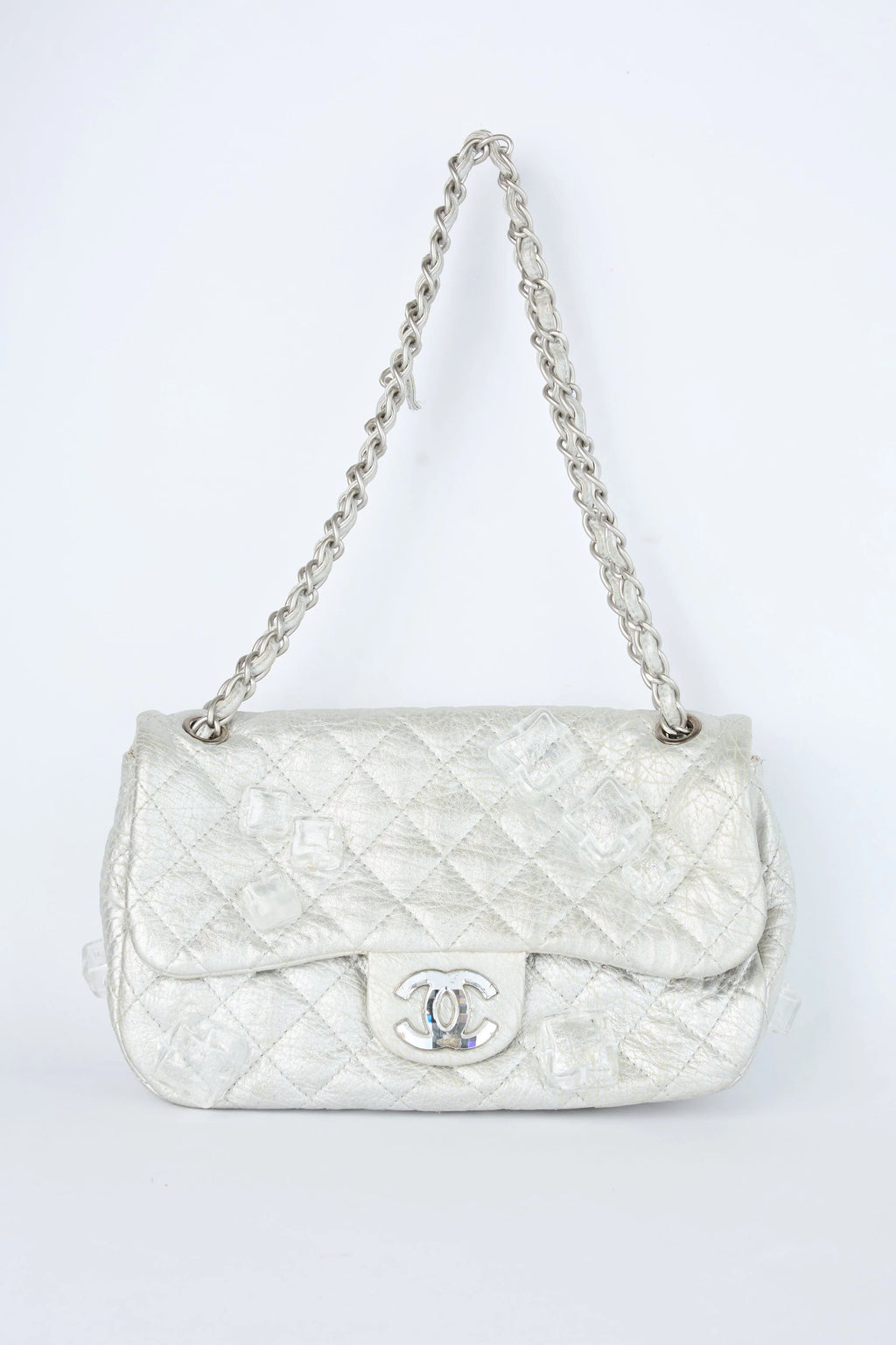 RARE CHANEL LIMITED EDITION ICE CUBE FLAP