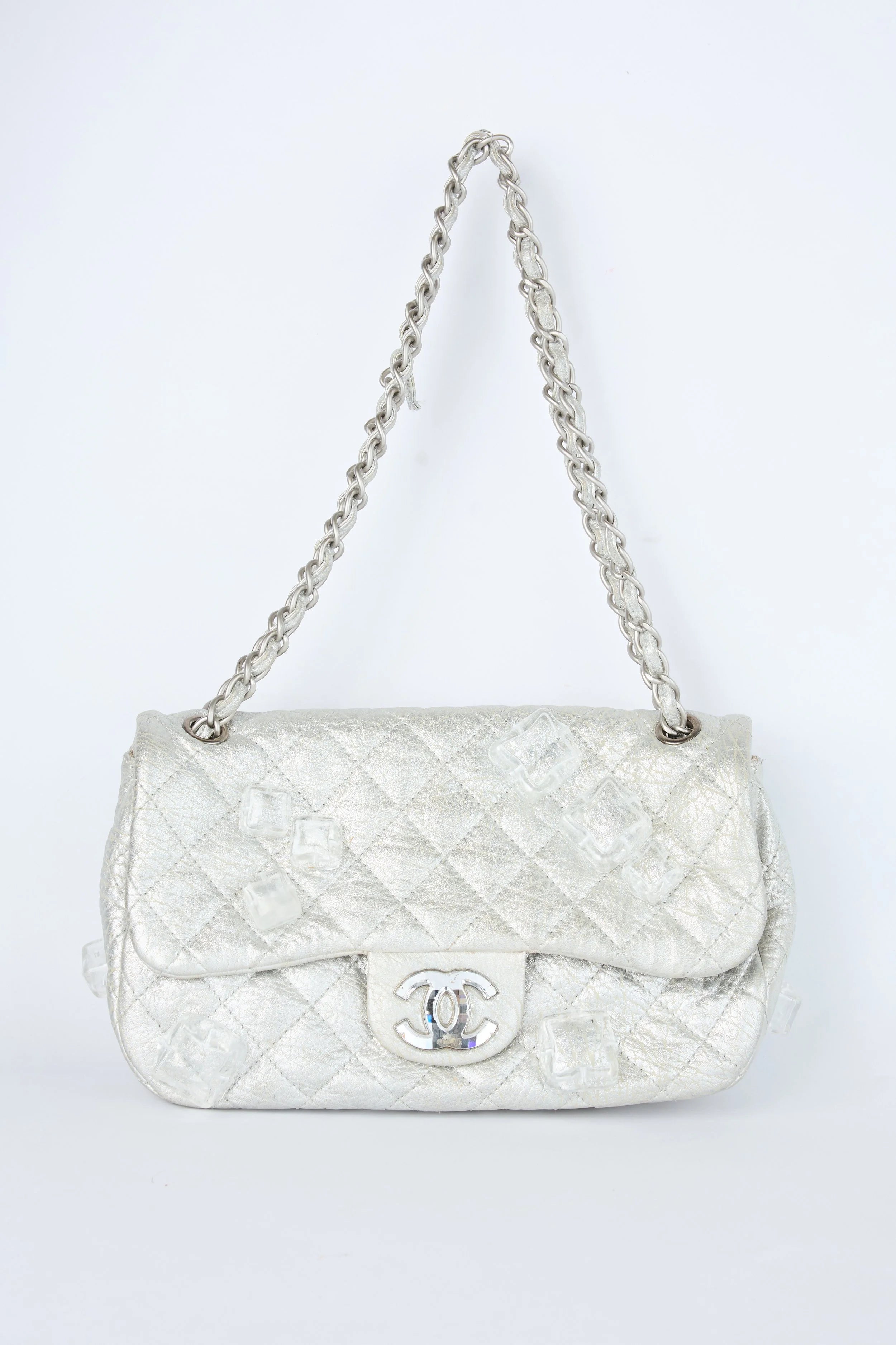 RARE CHANEL LIMITED EDITION ICE CUBE FLAP