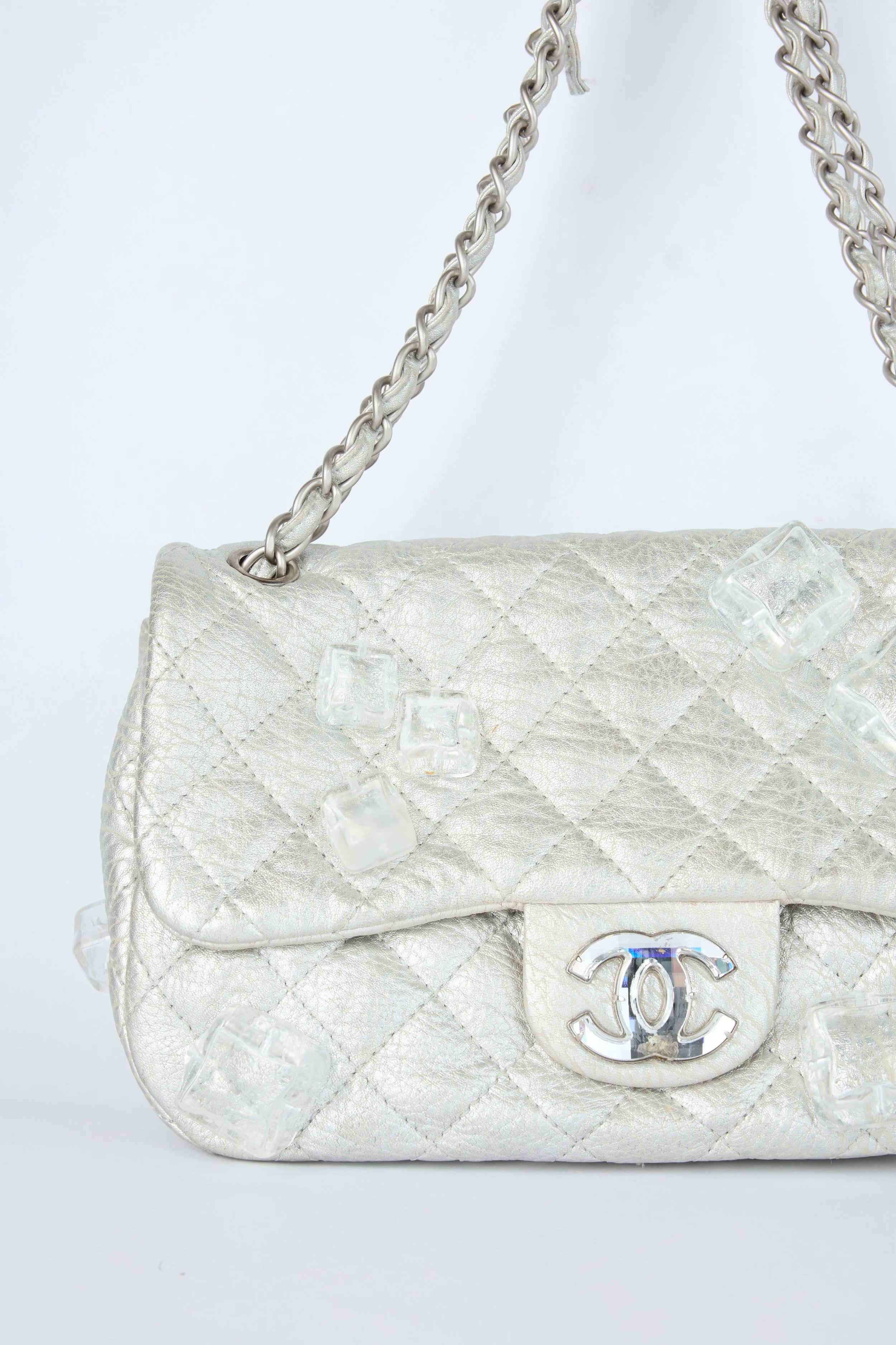 RARE CHANEL LIMITED EDITION ICE CUBE FLAP