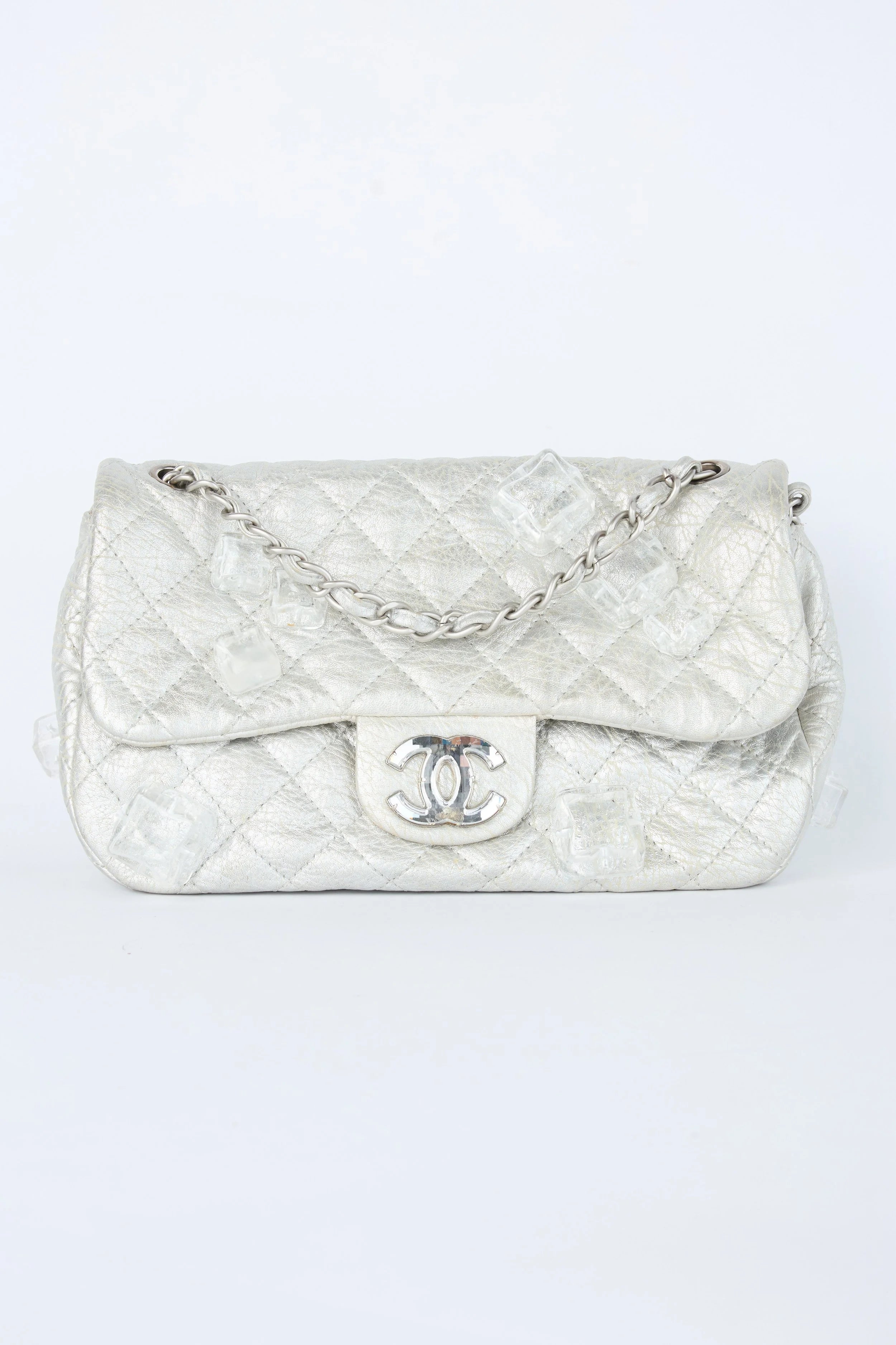 RARE CHANEL LIMITED EDITION ICE CUBE FLAP