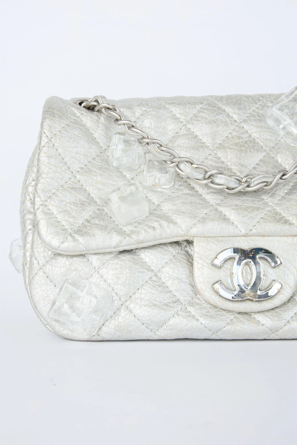 RARE CHANEL LIMITED EDITION ICE CUBE FLAP