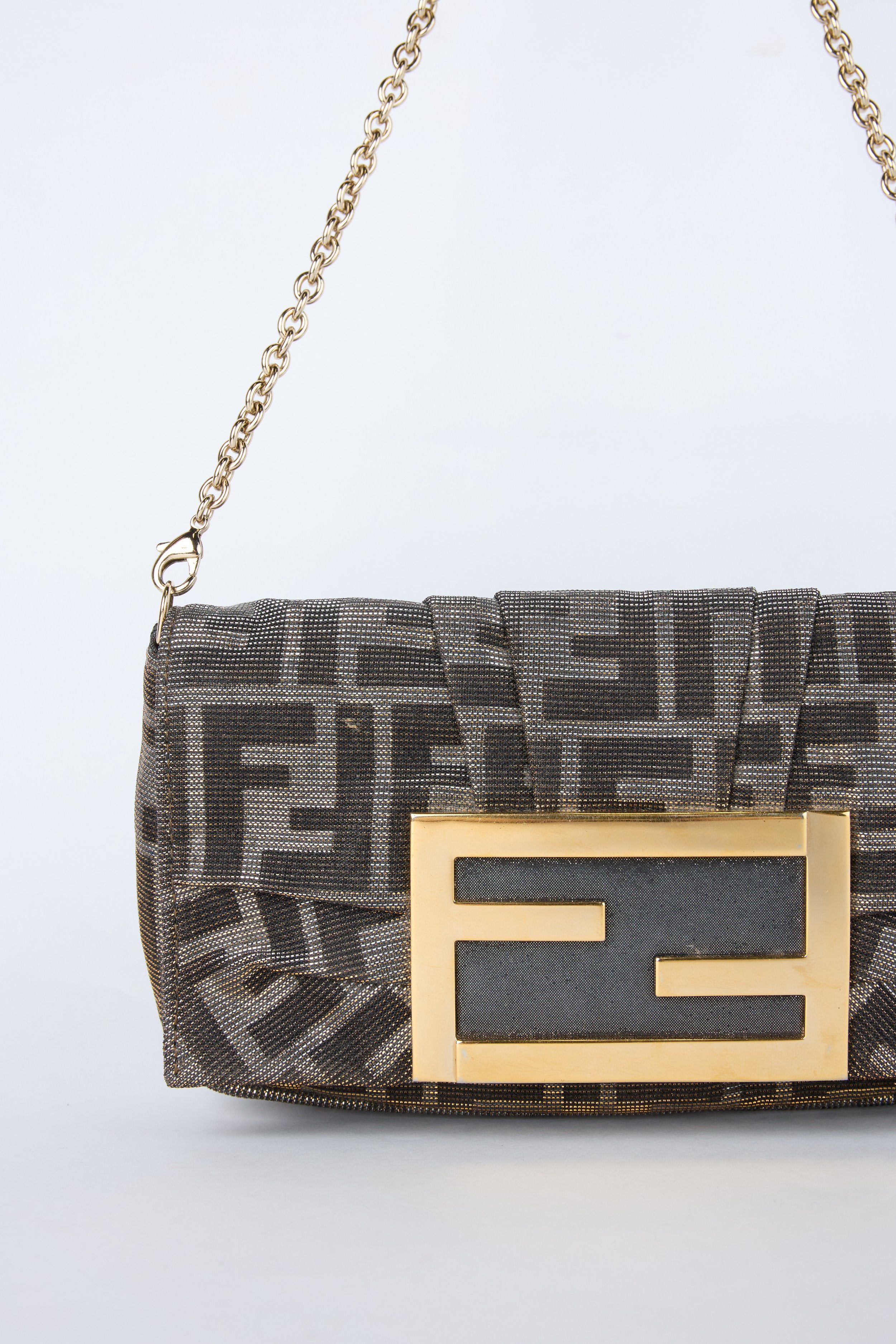 FENDI METALLIC MIA POCHETTE
