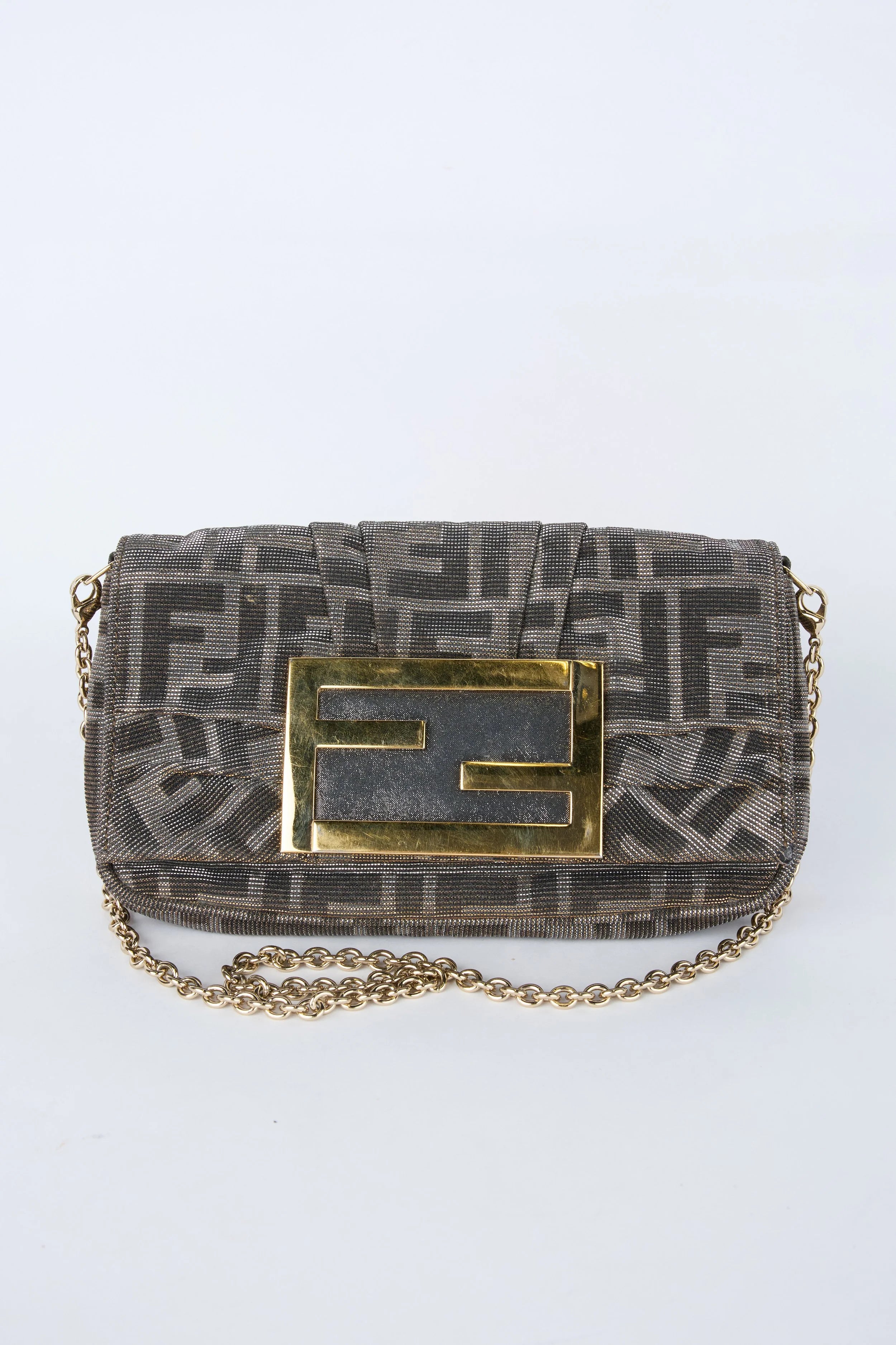 FENDI METALLIC MIA POCHETTE