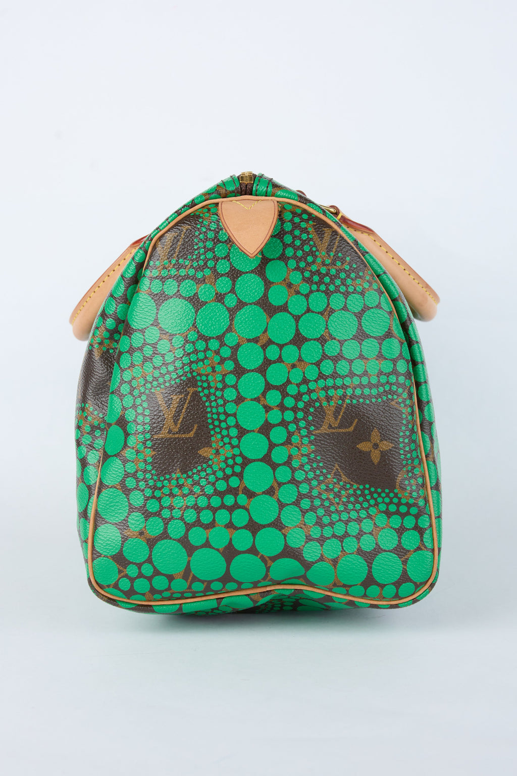 LOUIS VUITTON X YAYOI KUSAMA GREEN SPEEDY 30