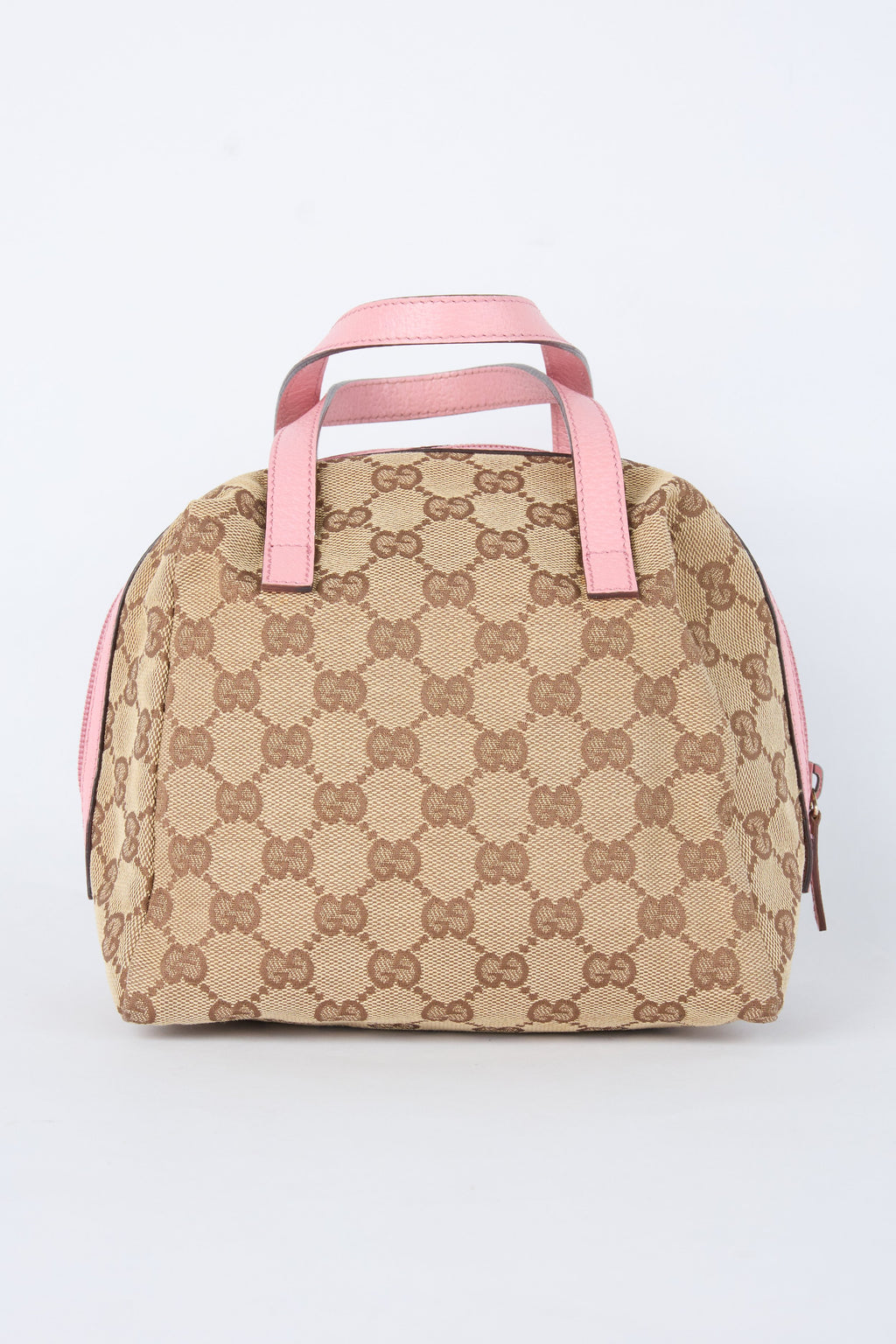 GUCCI PINK & BEIGE MINI TOFU BOWLER