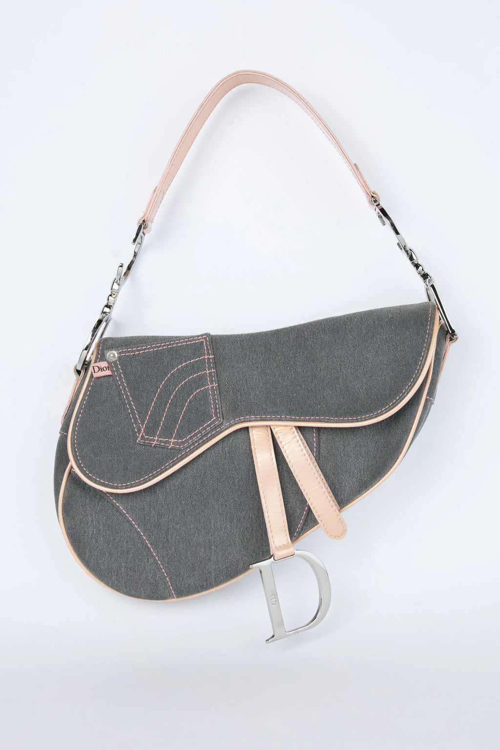 DIOR DENIM & PINK SADDLE