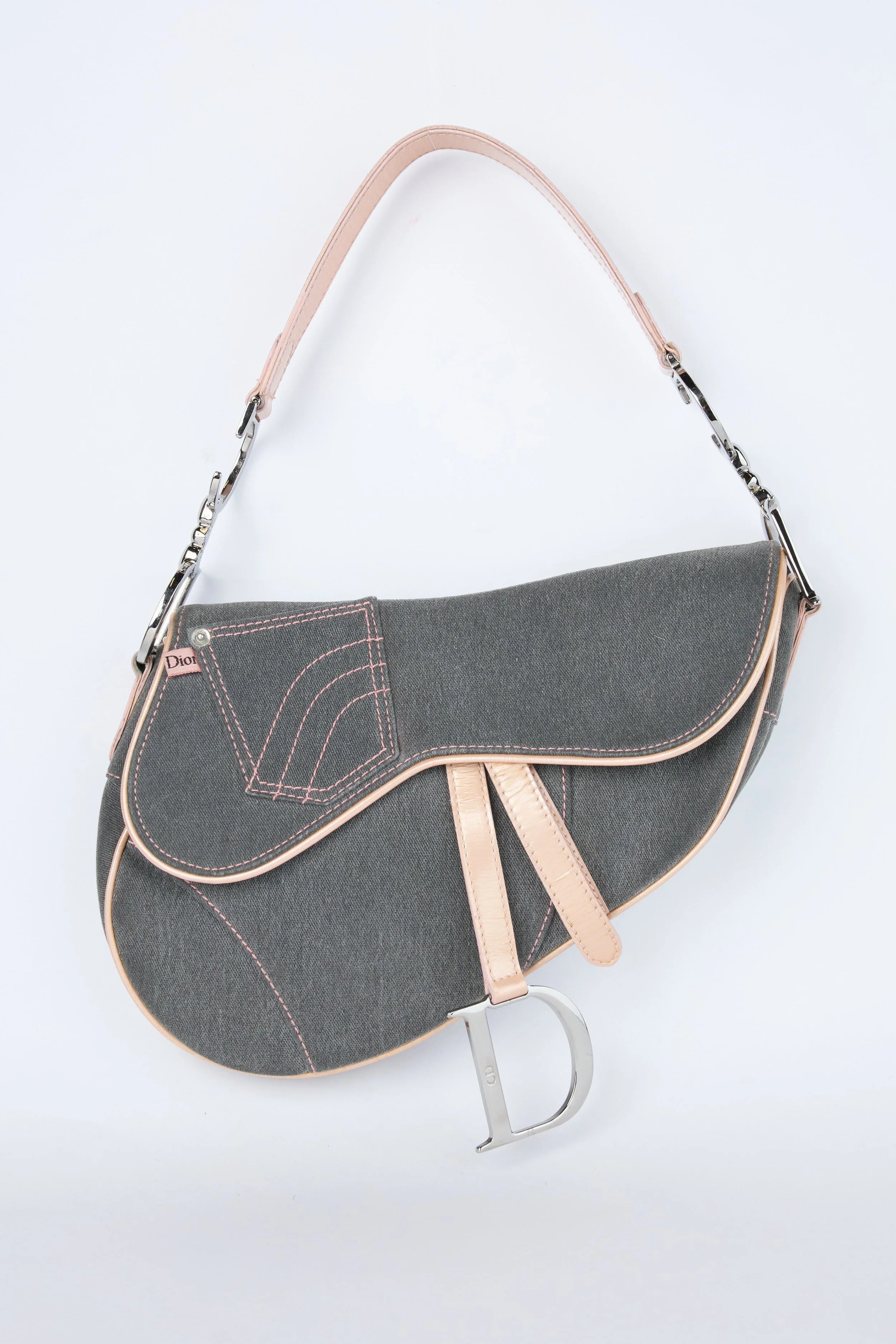 DIOR DENIM & PINK SADDLE