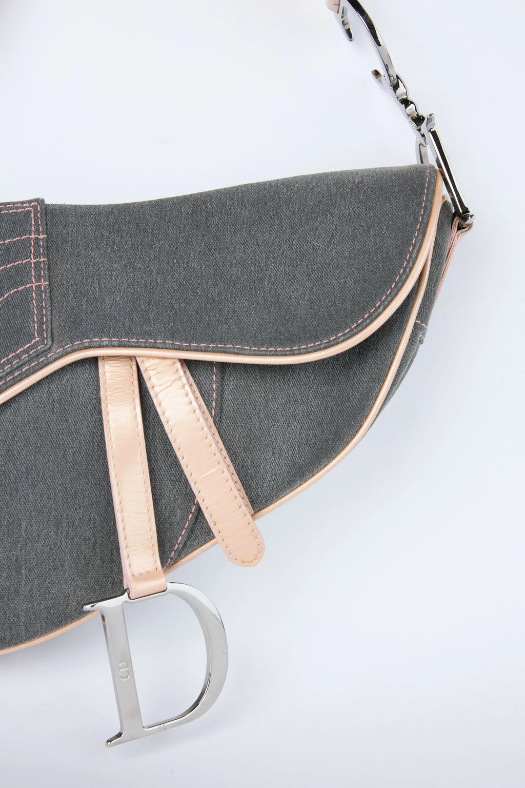 DIOR DENIM & PINK SADDLE
