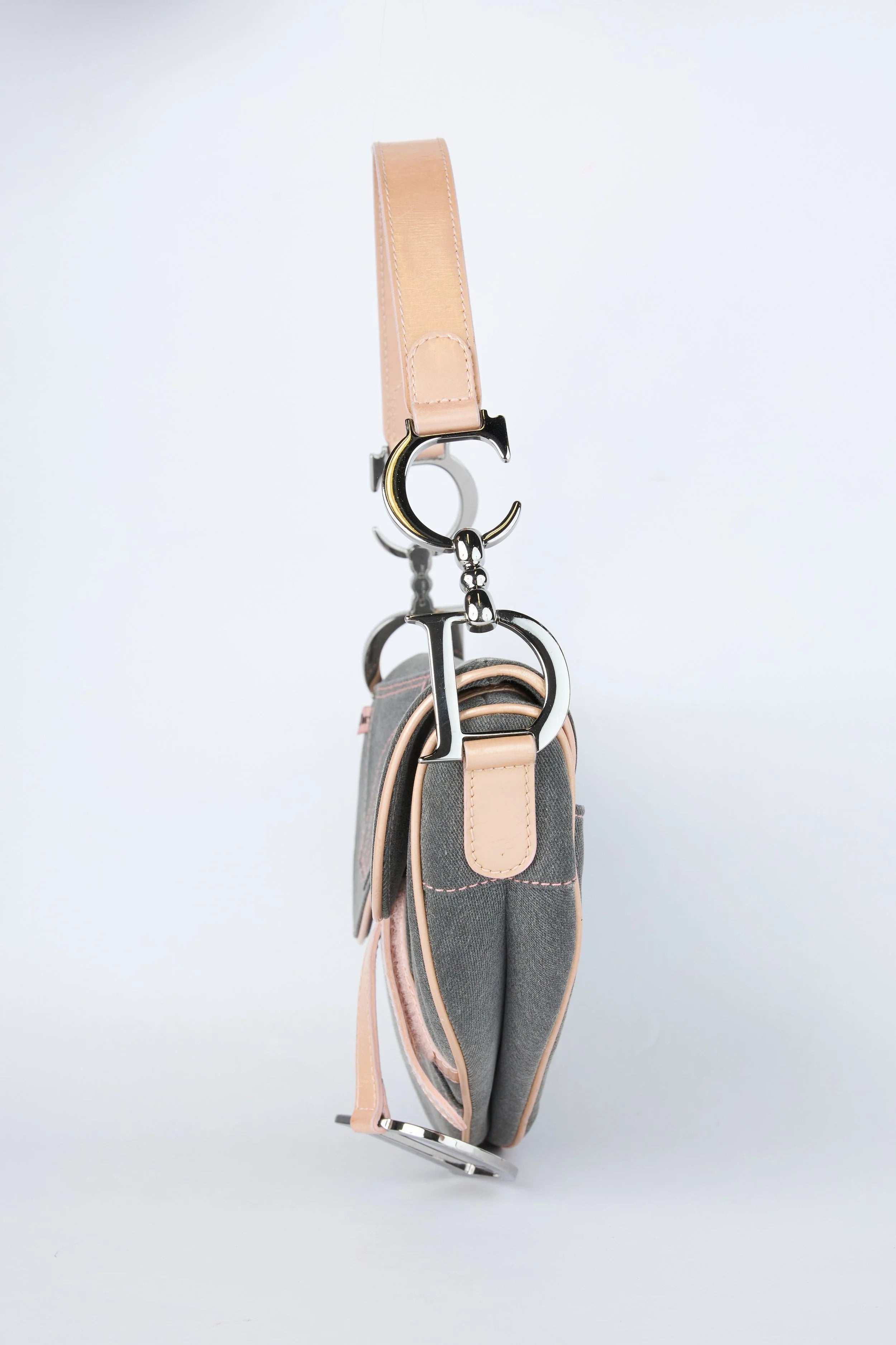 DIOR DENIM & PINK SADDLE