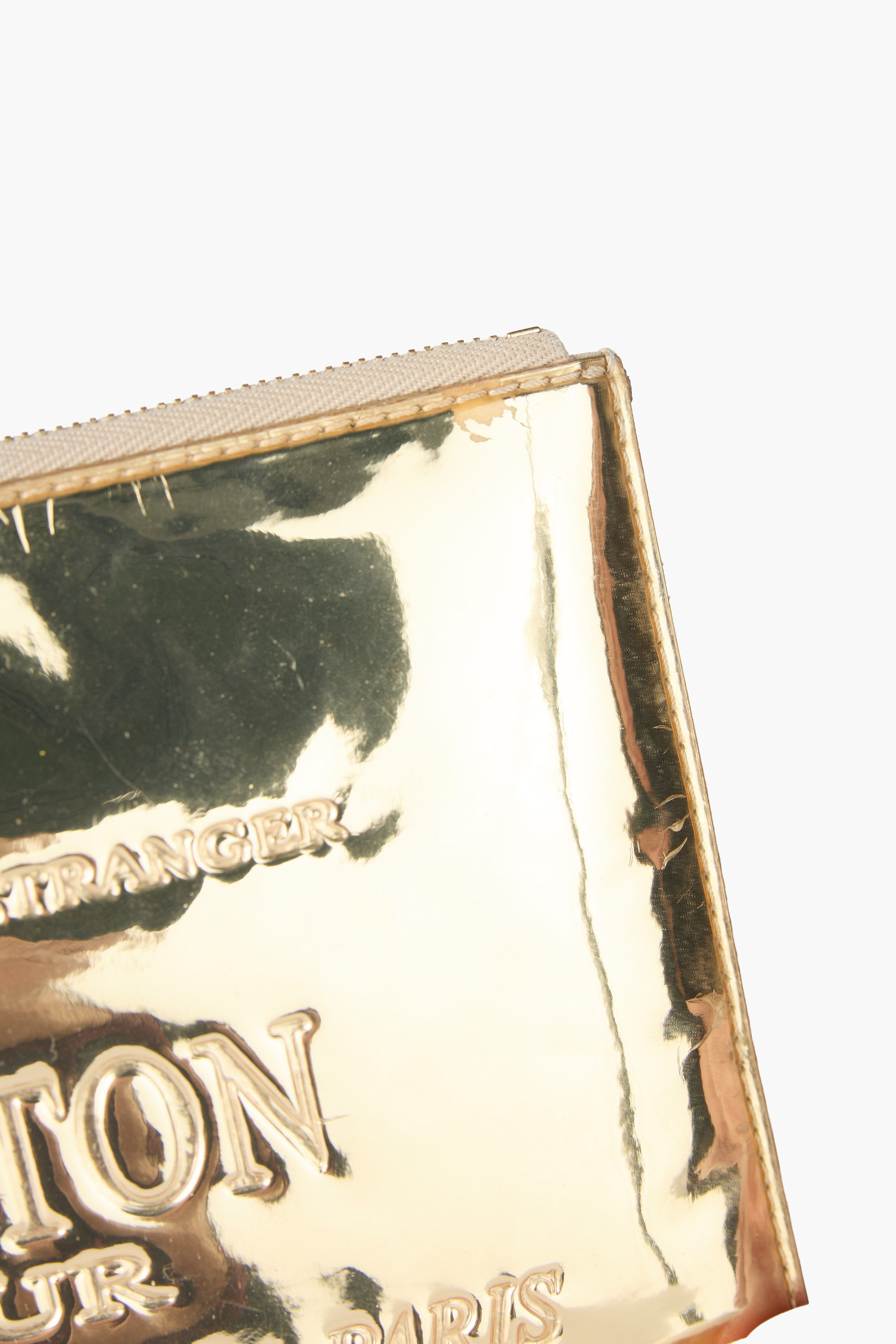 Louis Vuitton Gold Mirror Flat Pochette