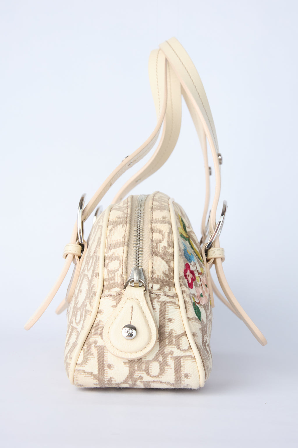 DIOR DIORISSIMO FLORAL EMBROIDERED BAG