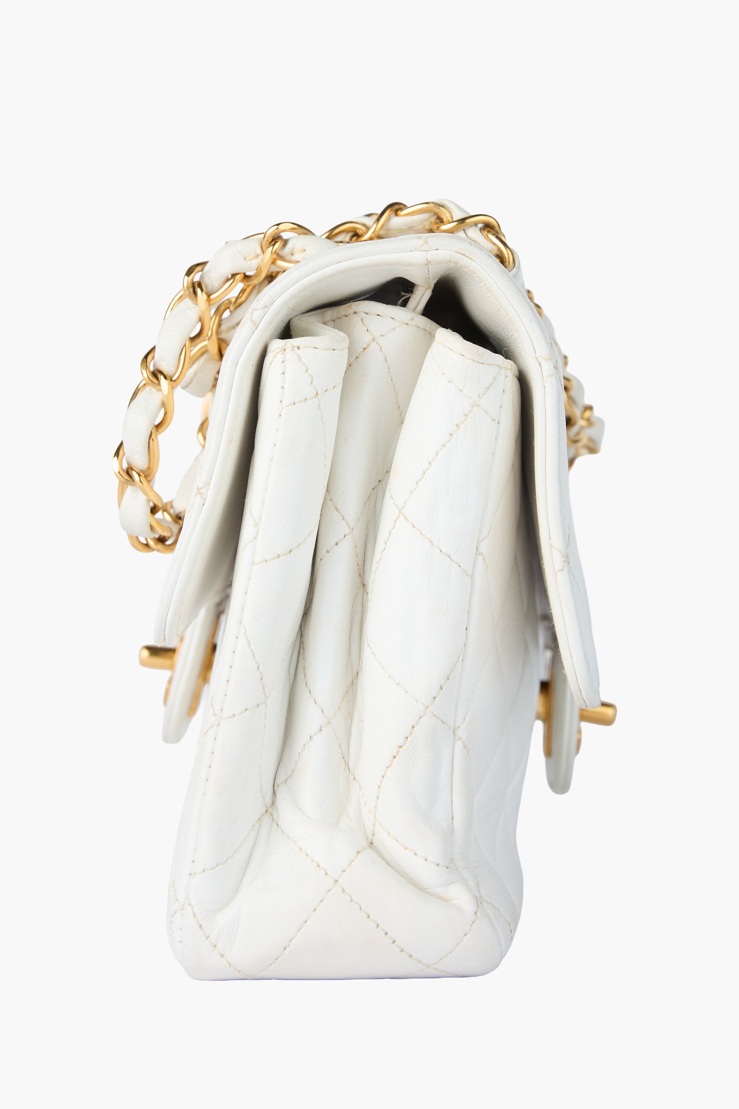 Chanel Double-Sided White Flap Bag