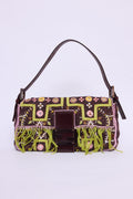 FENDI FRINGE EMBELLISHED BAGUETTE