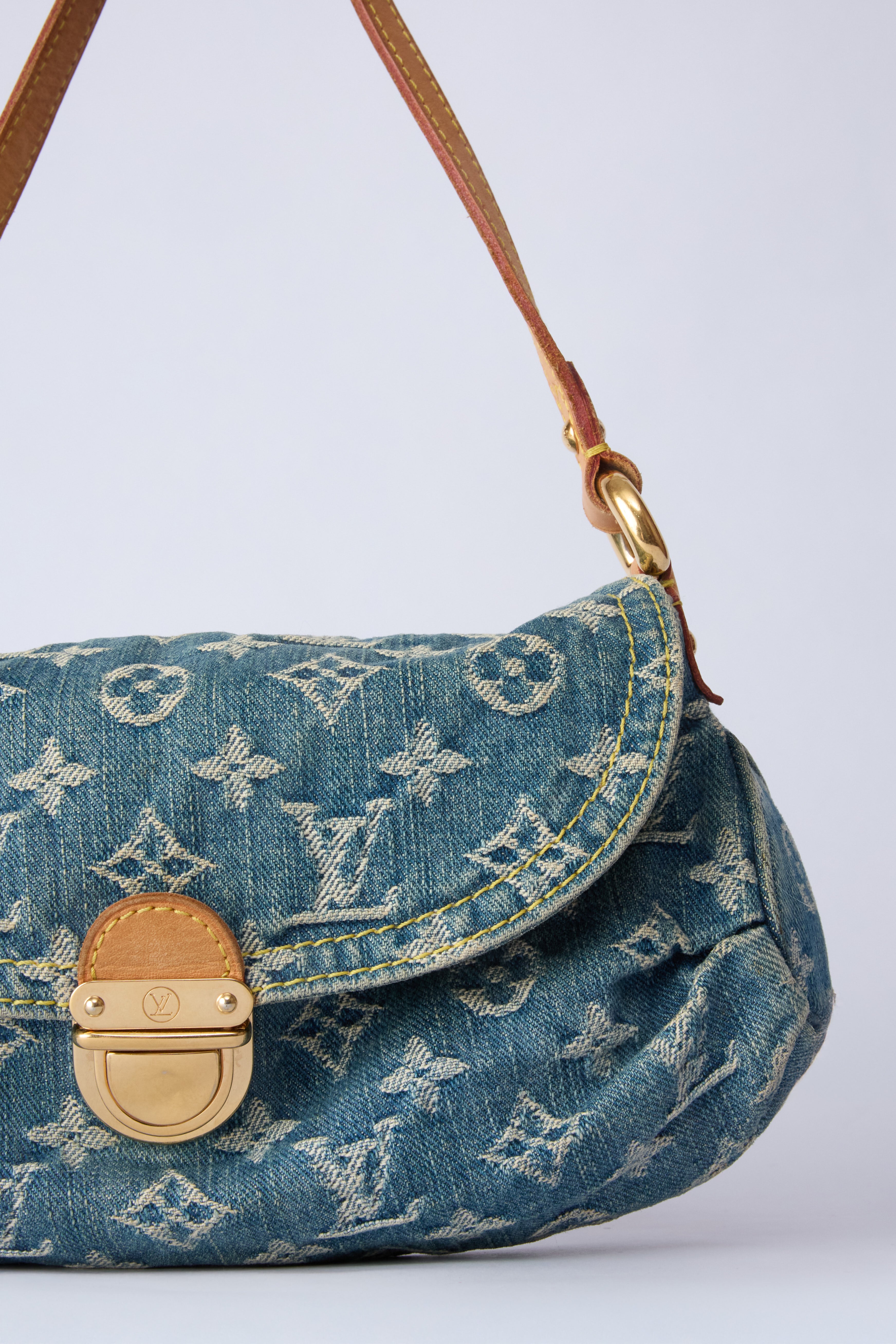 LOUIS VUITTON DENIM PLEATY
